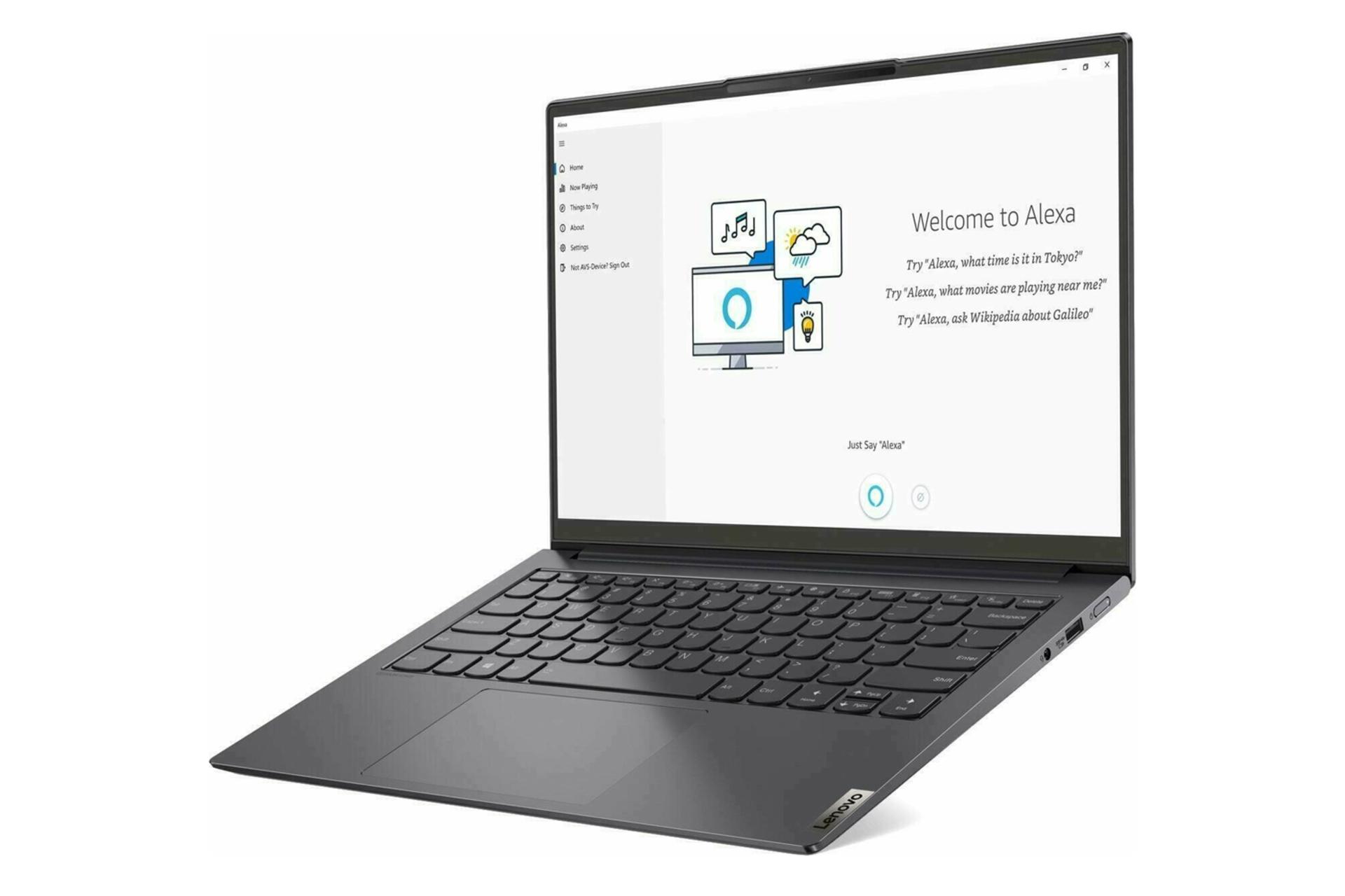 نمای راست لپ تاپ یوگا Slim 7 پرو لنوو - Core i7-11370H MX450 16GB 1TB