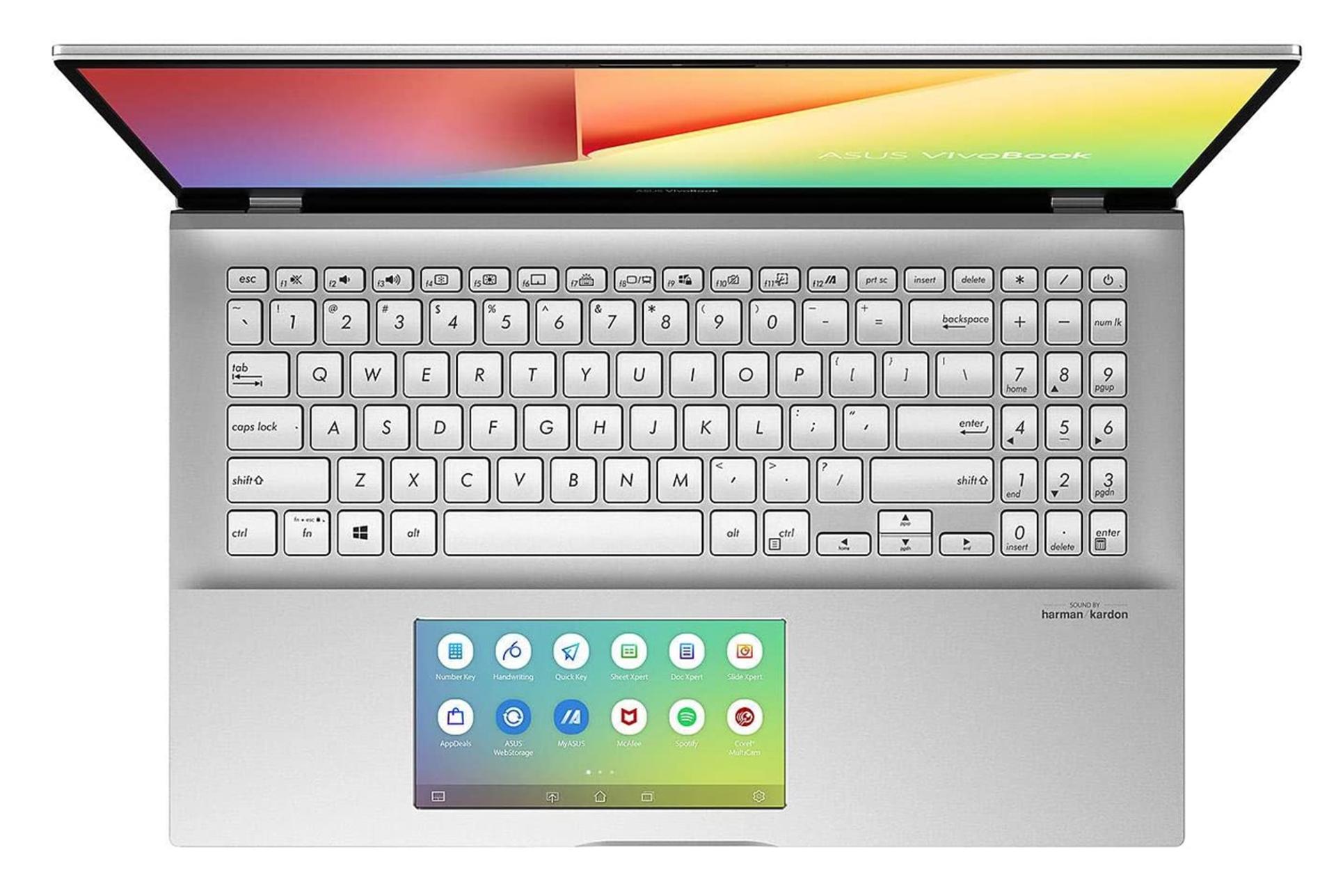 نمای بالا لپ تاپ ASUS VivoBook S15 S532EQ