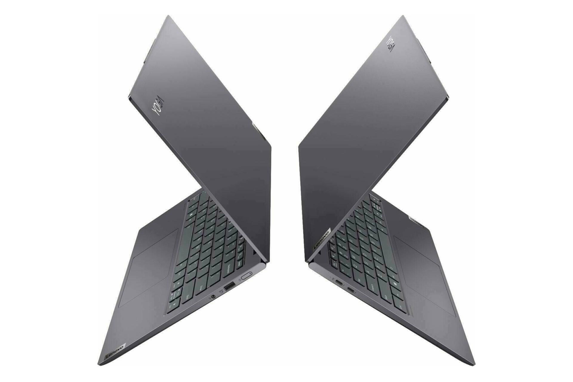 نمای کناری لپ تاپ یوگا Slim 7 پرو لنوو - Core i7-11370H MX450 16GB 1TB