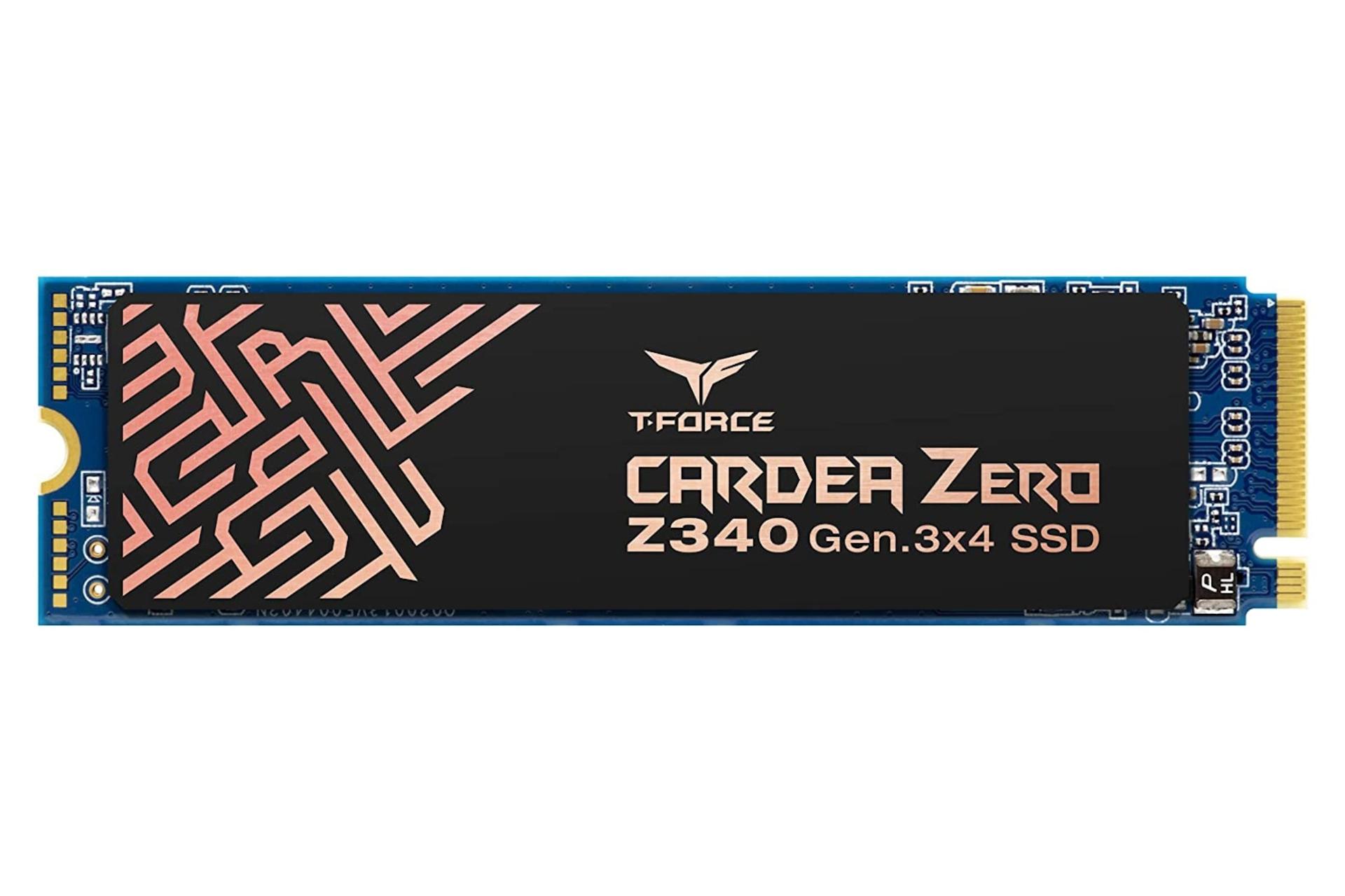 نمای روبرو SSD تیم گروپ T-Force CARDEA Zero Z340 NVMe M.2 TeamGroup