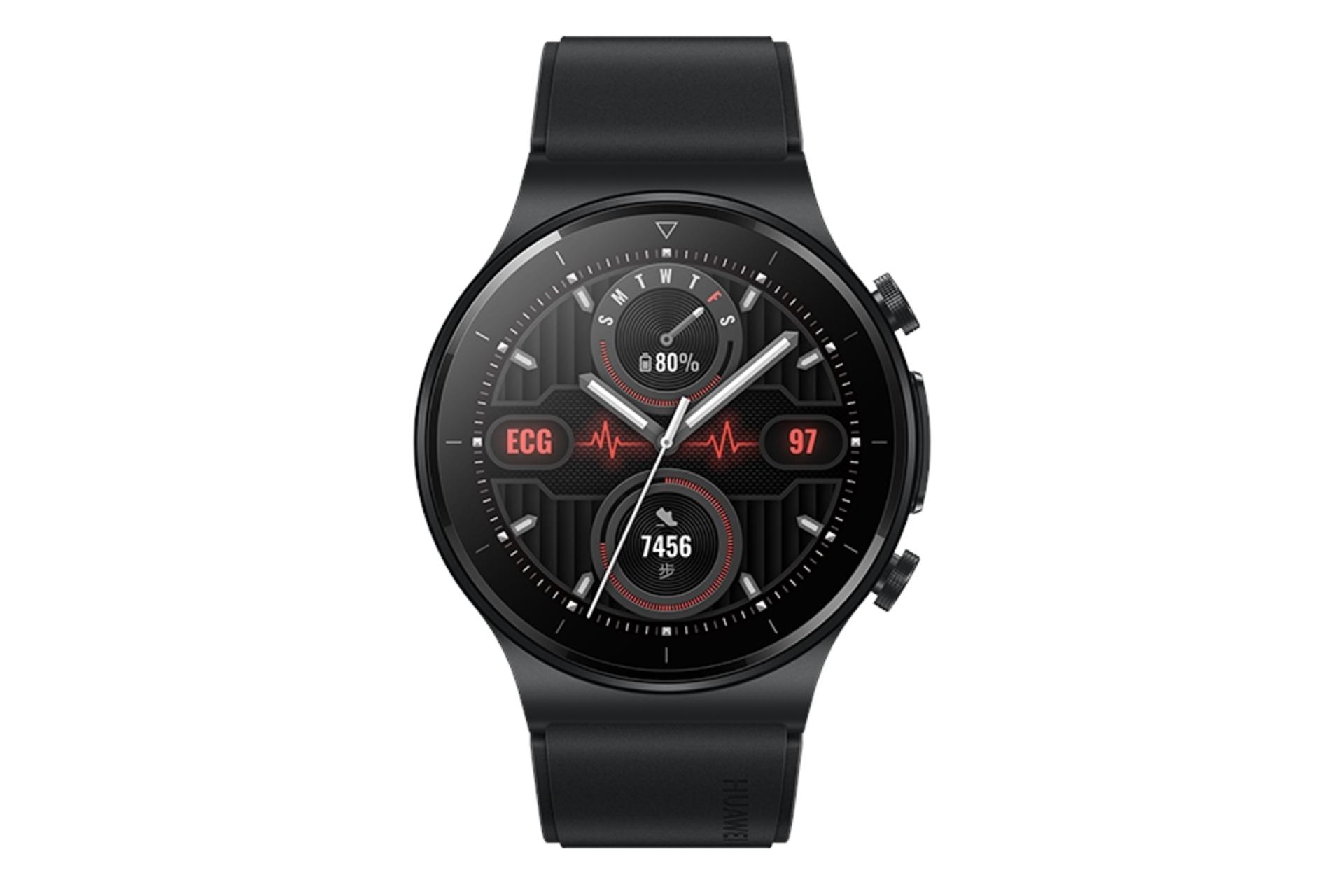 مرجع متخصصين ايران نماي روبرو Huawei Watch GT 2 Pro ECG / اسمارت واچ هواوي واچ جي تي 2 پرو ECG