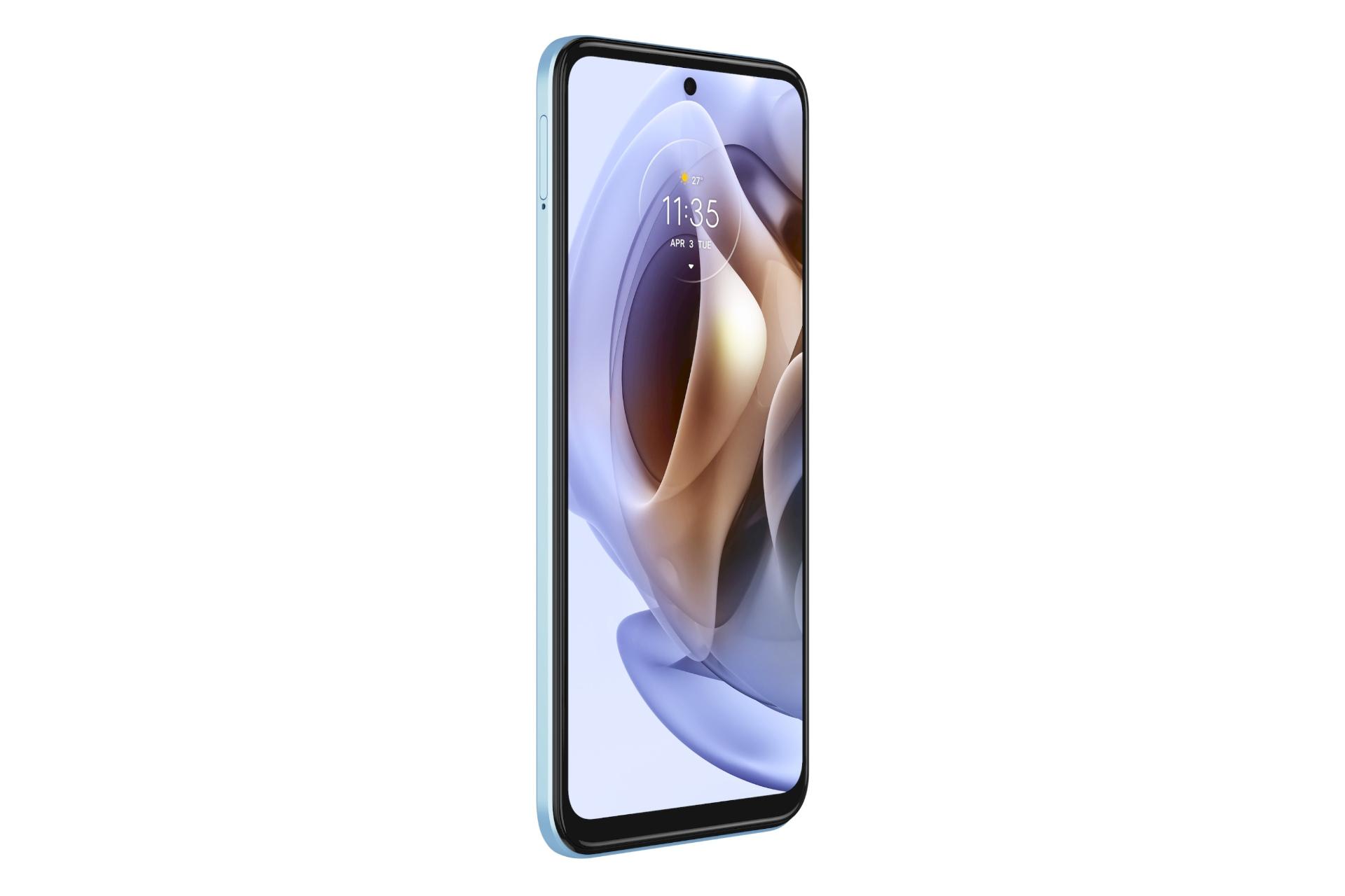 نمای چپ گوشی موبایل موتو G31 موتورولا / Motorola Moto G31 آبی