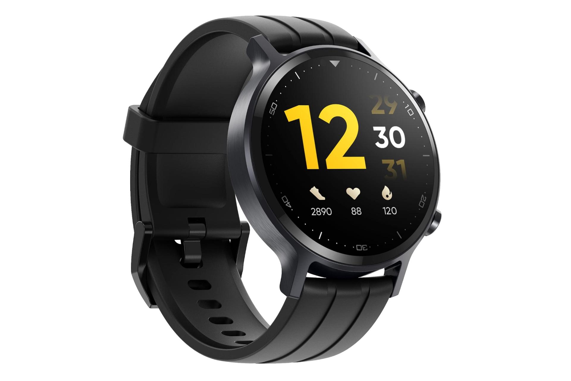 نمای چپ ابزار پوشیدنی ریلمی واچ اس Realme Watch S مشکی
