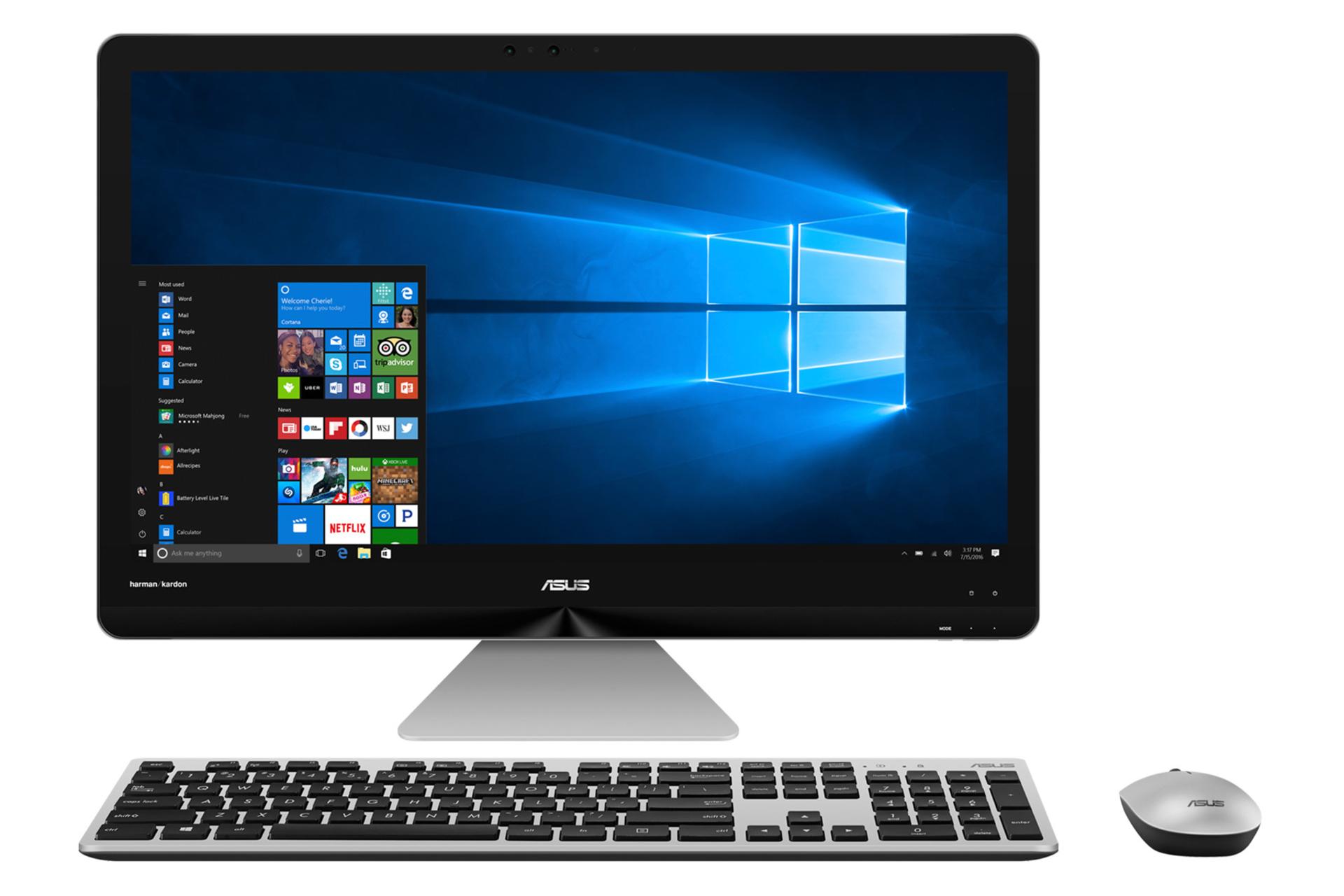 نمای روبرو کامپیوتر آل این وان All in One ASUS ZN270