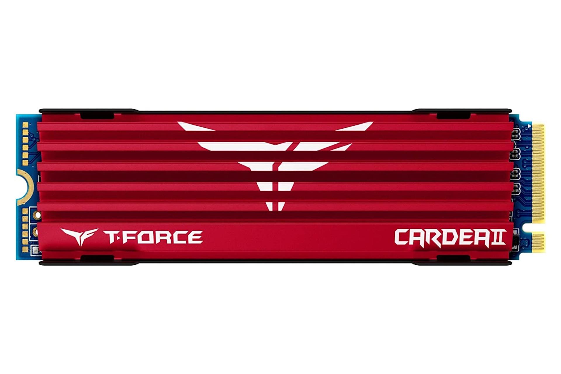 نمای روبرو SSD تیم گروپ T-Force CARDEA II NVMe M.2