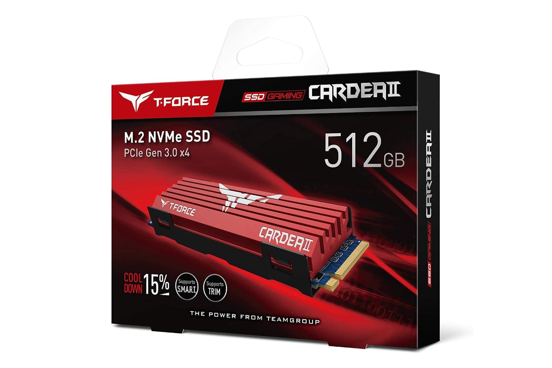 SSD تیم گروپ T-Force CARDEA II NVMe M.2 ظرفیت 512 گیگابایت TeamGroup