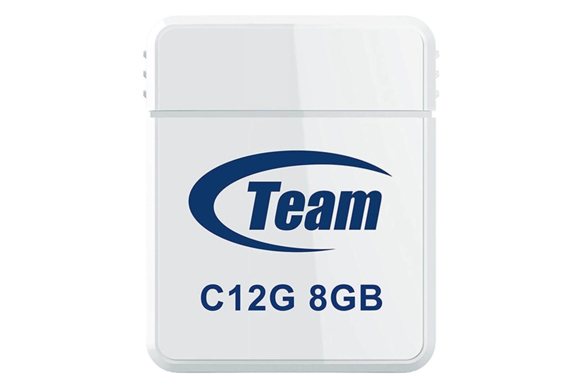 فلش مموری تیم گروپ مدل C12G ظرفیت 8 گیگابایت سفید