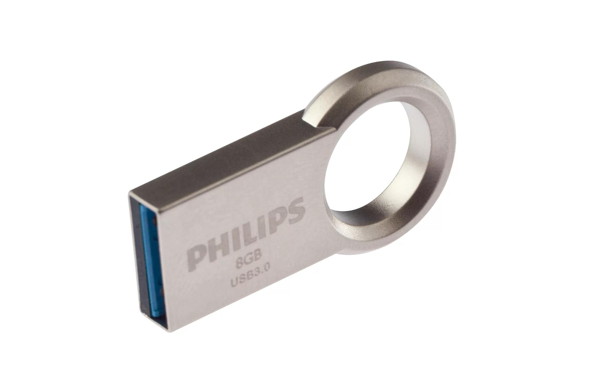 نمای جانبی Philips Circle 8GB / فلش مموری فیلیپس مدل Circle ظرفیت 8 گیگابایت