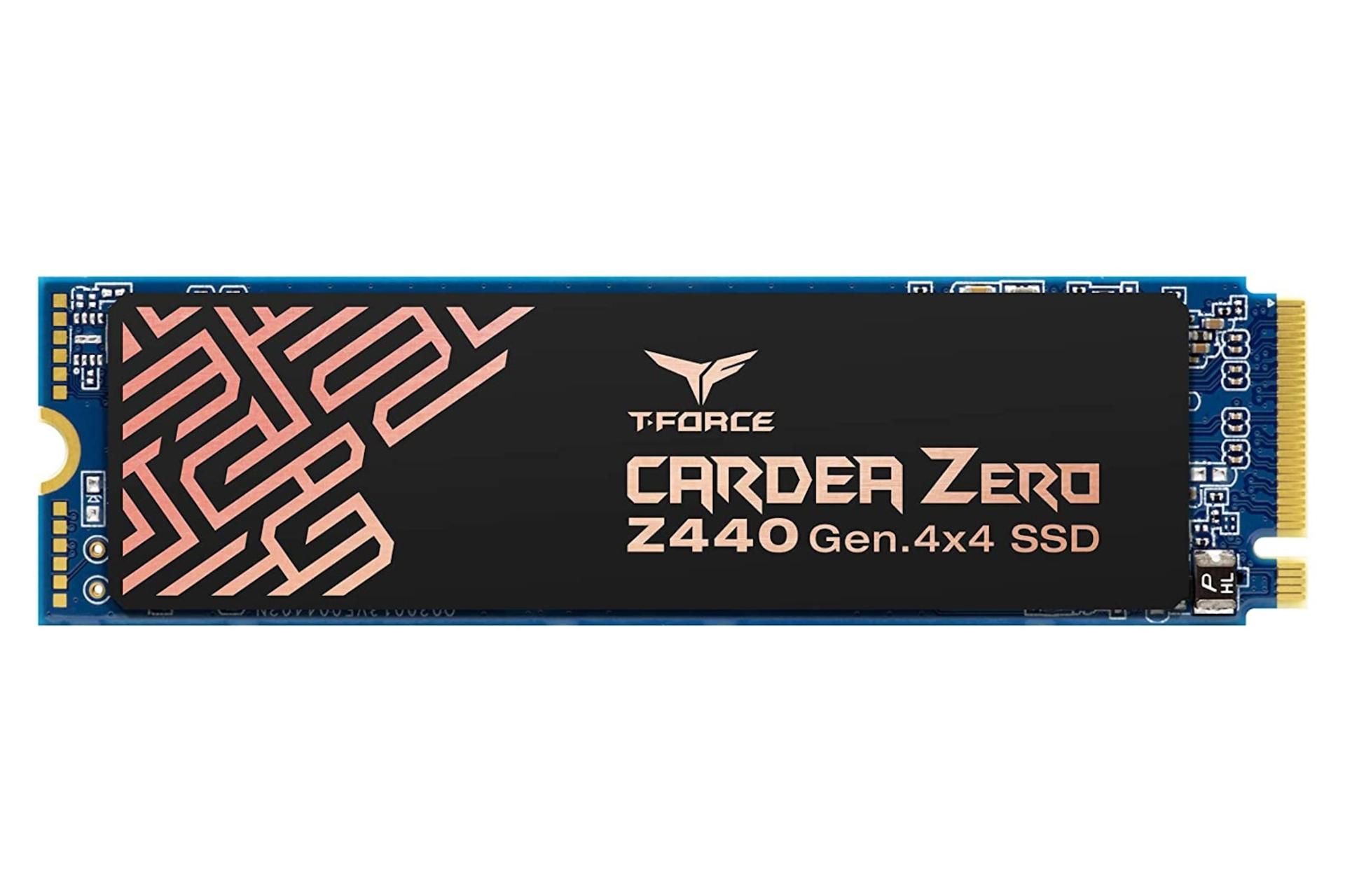 نمای روبرو SSD تیم گروپ T-Force CARDEA Zero Z440 NVMe M.2 ظرفیت 1 ترابایت TeamGroup