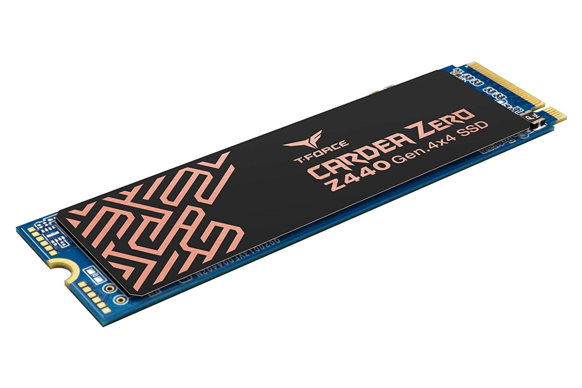نمای کناری SSD تیم گروپ T-Force CARDEA Zero Z440 NVMe M.2 ظرفیت 1 ترابایت TeamGroup