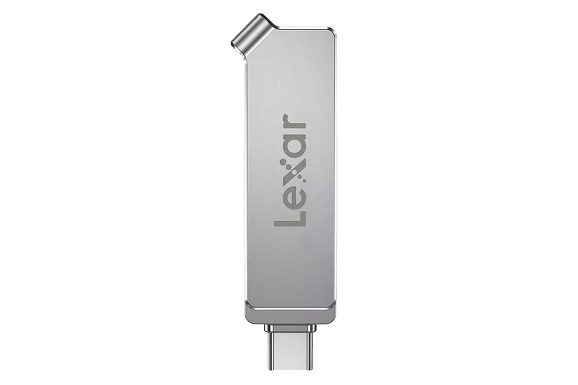 نمای روبرو فلش مموری لکسار مدل JumpDrive Dual Drive D30c