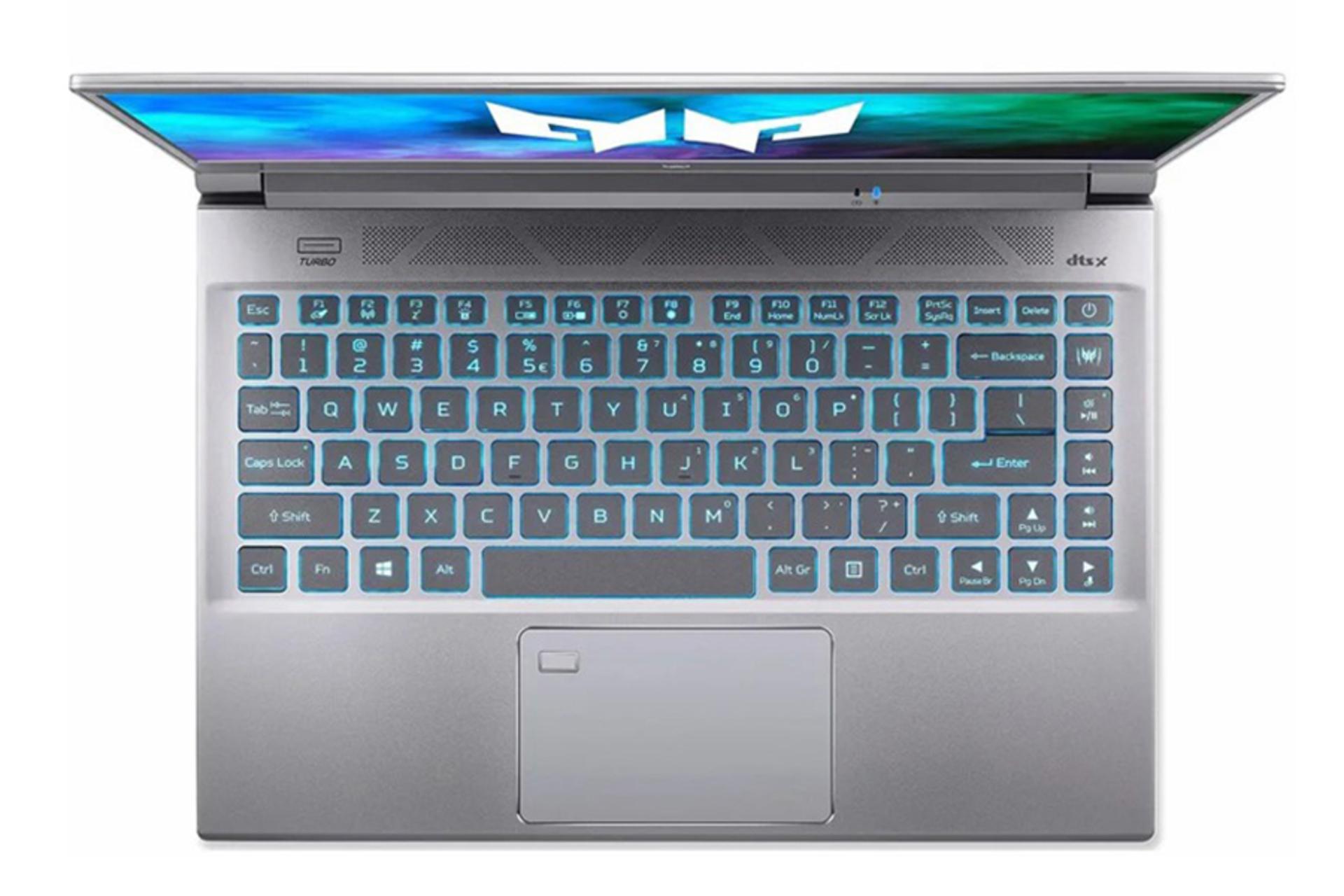 نمای بالا لپ تاپ ایسر TRITON 300 SE PT31