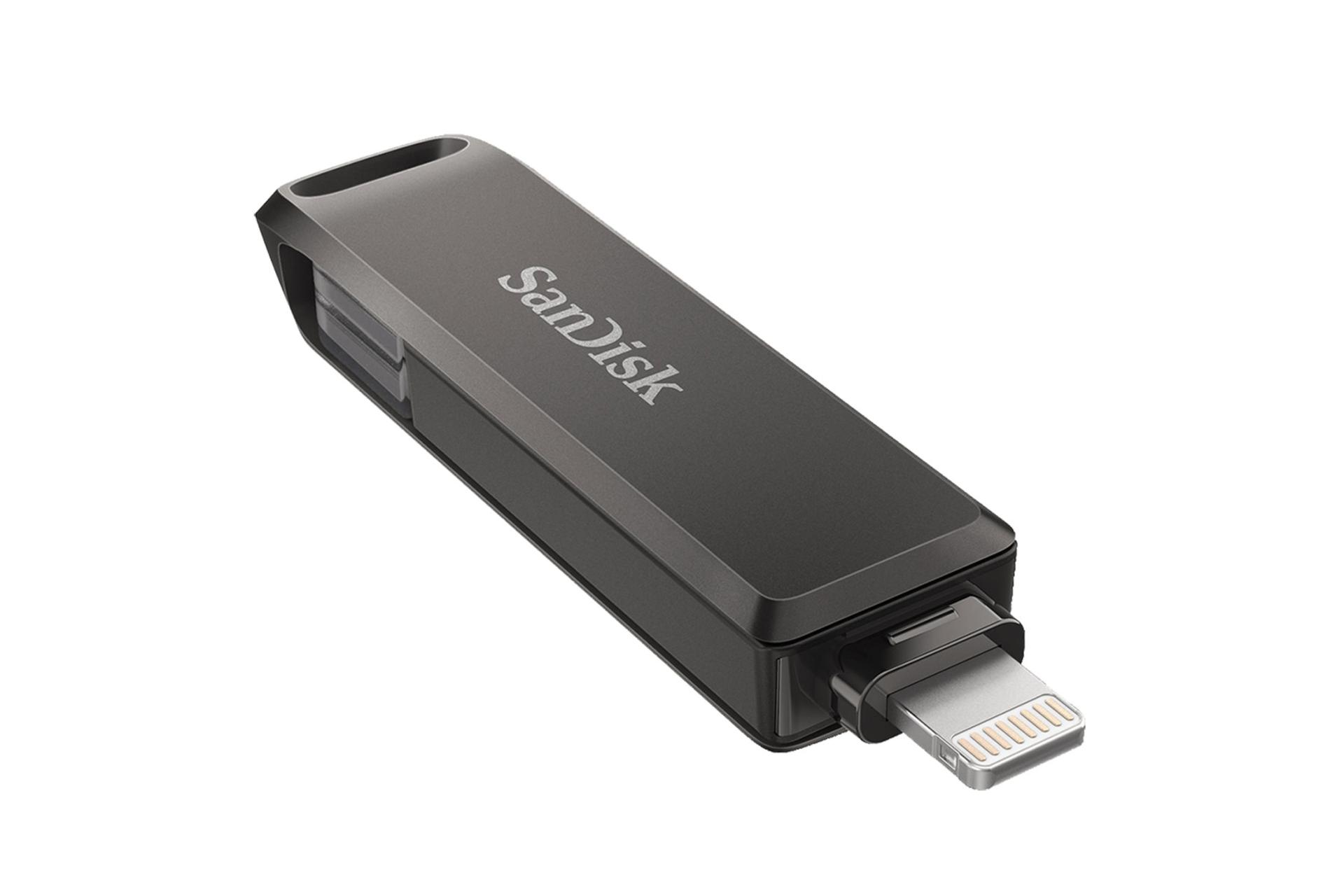 درگاه لایتنینگ فلش مموری سن دیسک مدل iXpand Lux