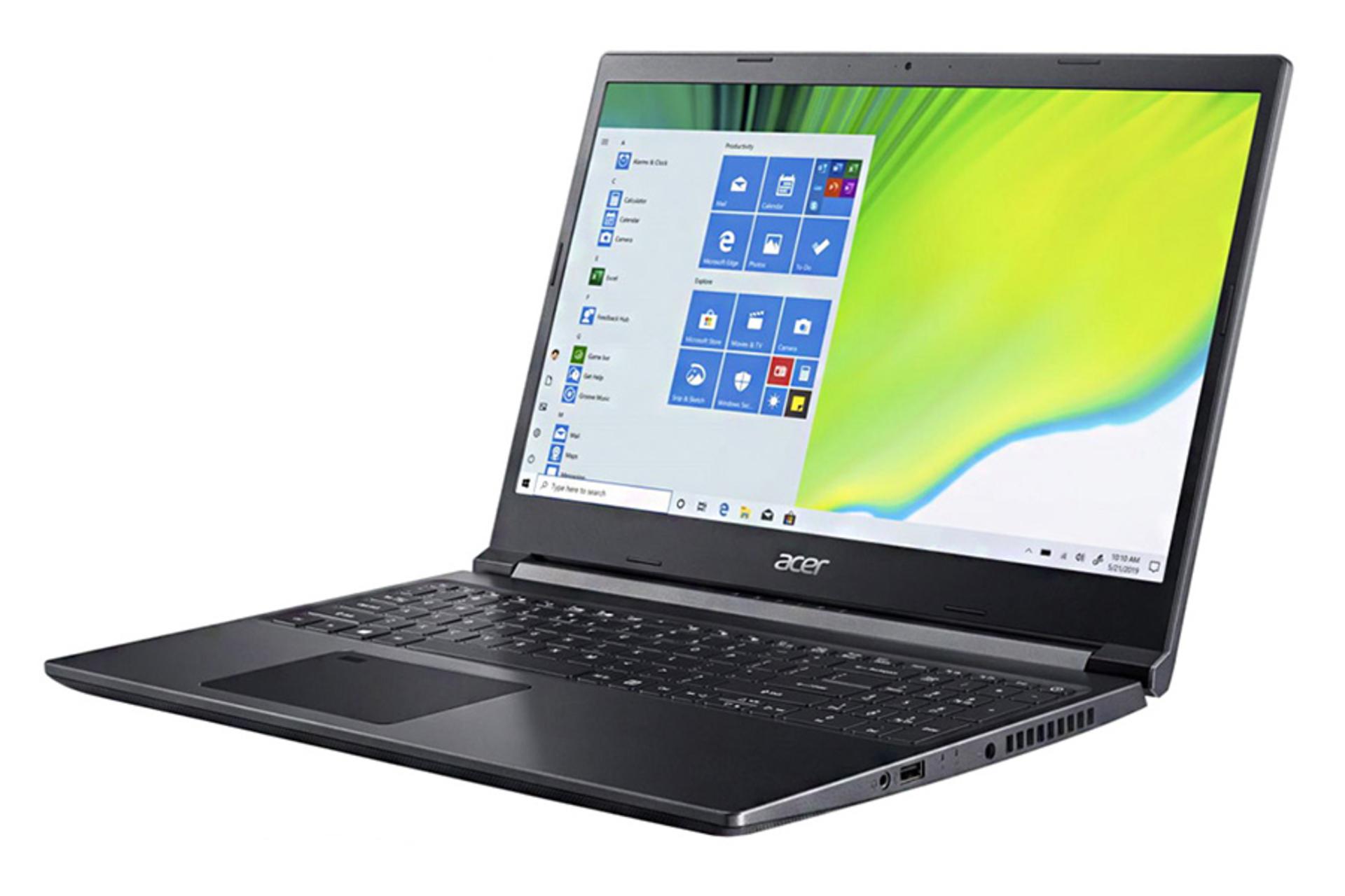 نمای نیمرخ راست لپ تاپ ایسر اسپایر 7 A715