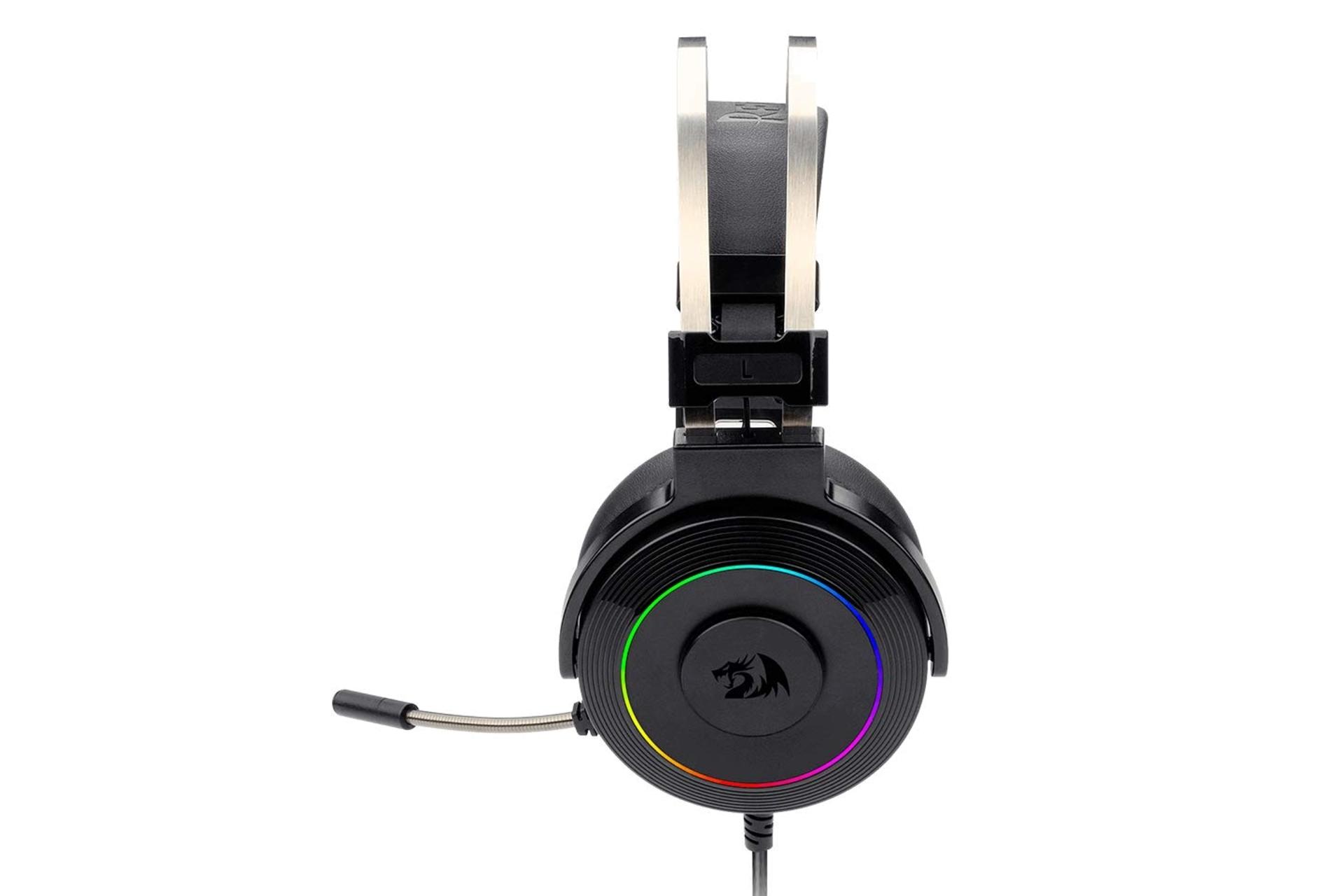 نمای جانبی هدست گیمینگ ردراگون Redragon LAMIA2 H320 مشکی