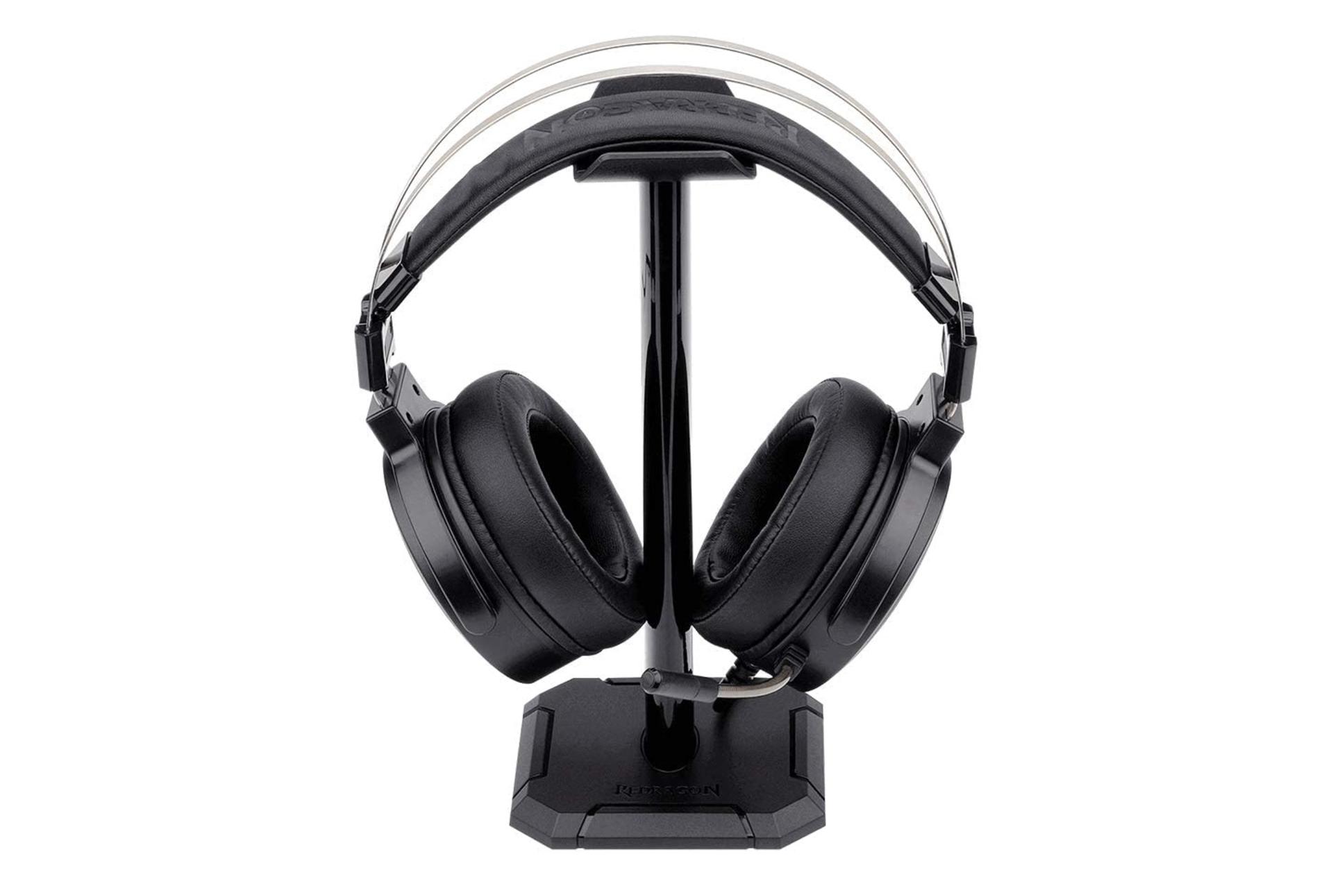 نمای روبرو هدست گیمینگ ردراگون Redragon LAMIA2 H320 مشکی