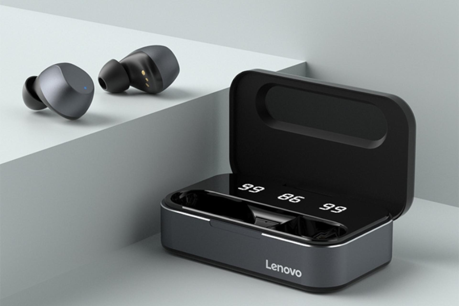 ایرباد بی سیم لنوو Lenovo TC08 مشکی