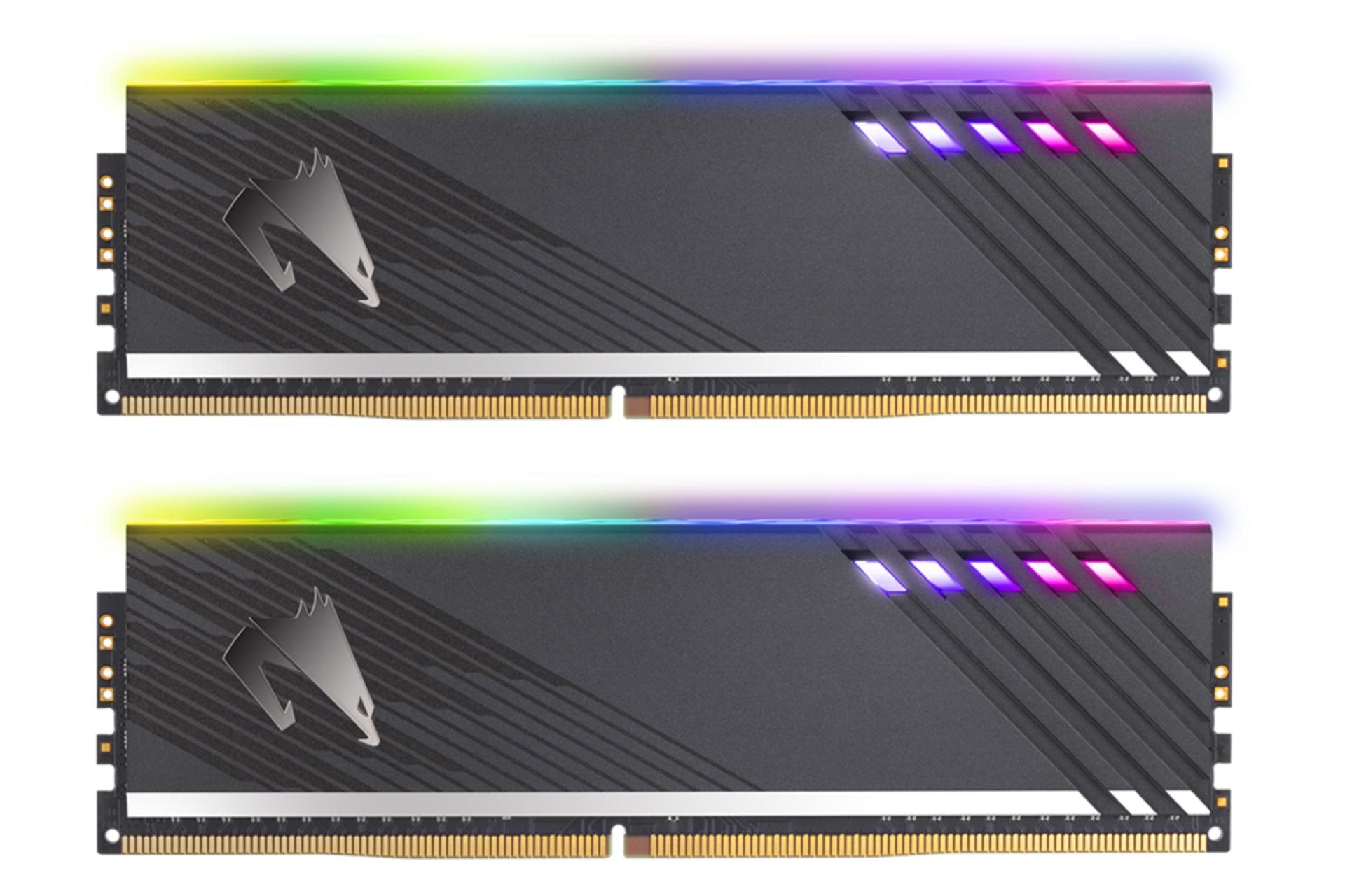 رم گیگابایت AORUS RGB ظرفیت 16 گیگابایت (2x8) از نوع DDR4-3600