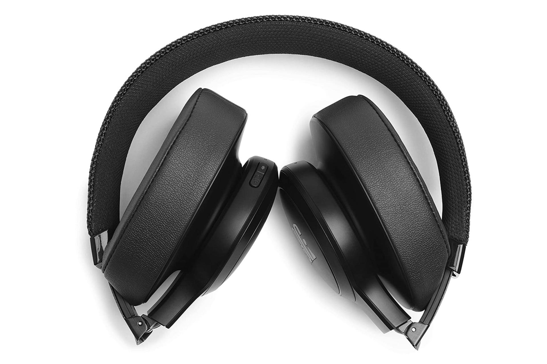 هدفون JBL LIVE 500BT رنگ مشکی نمای بالا / جی بی ال JBL LIVE 500BT 