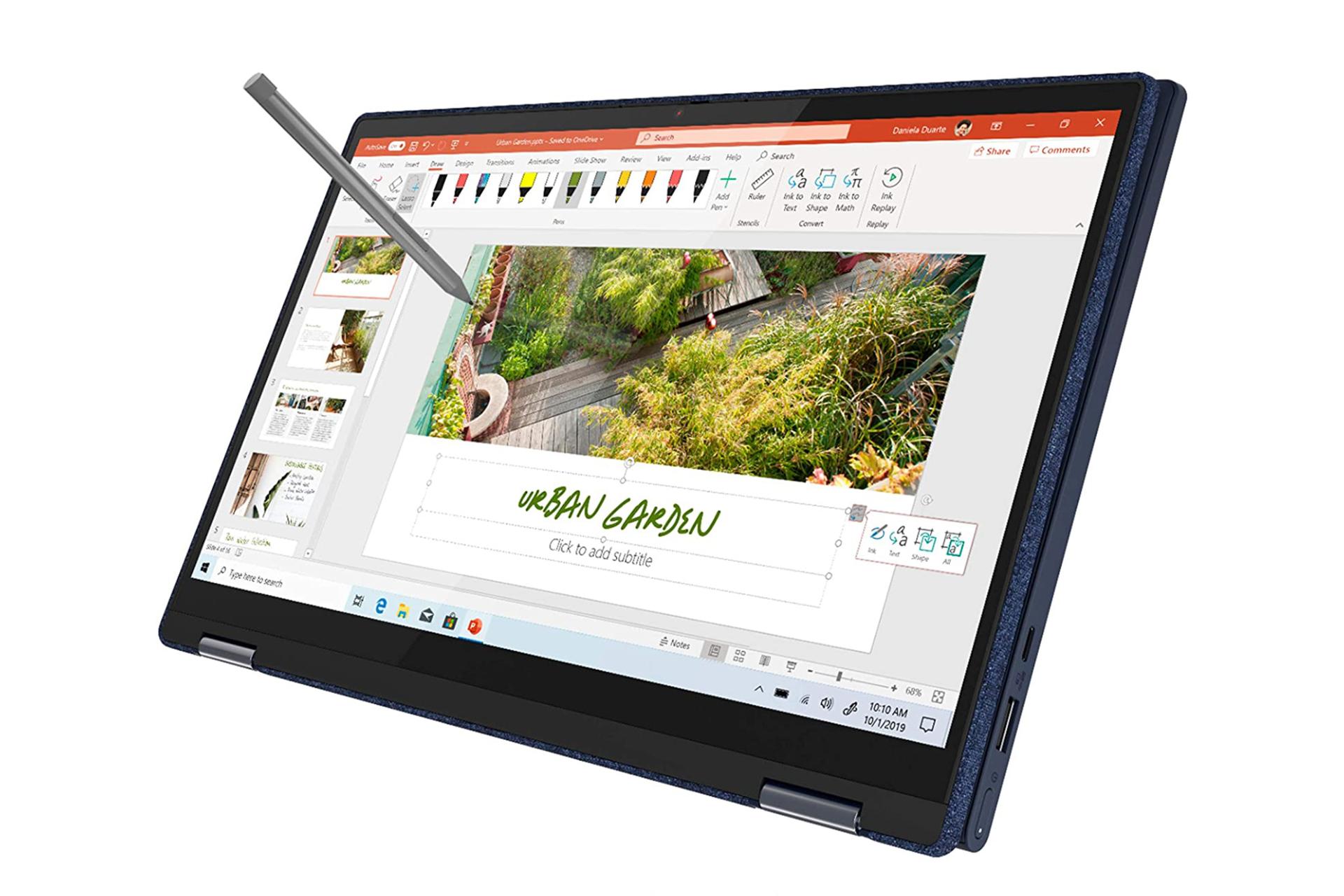 لپ تاپ لنوو Yoga 6 در کنار قلم لمسی در حالت تبلت