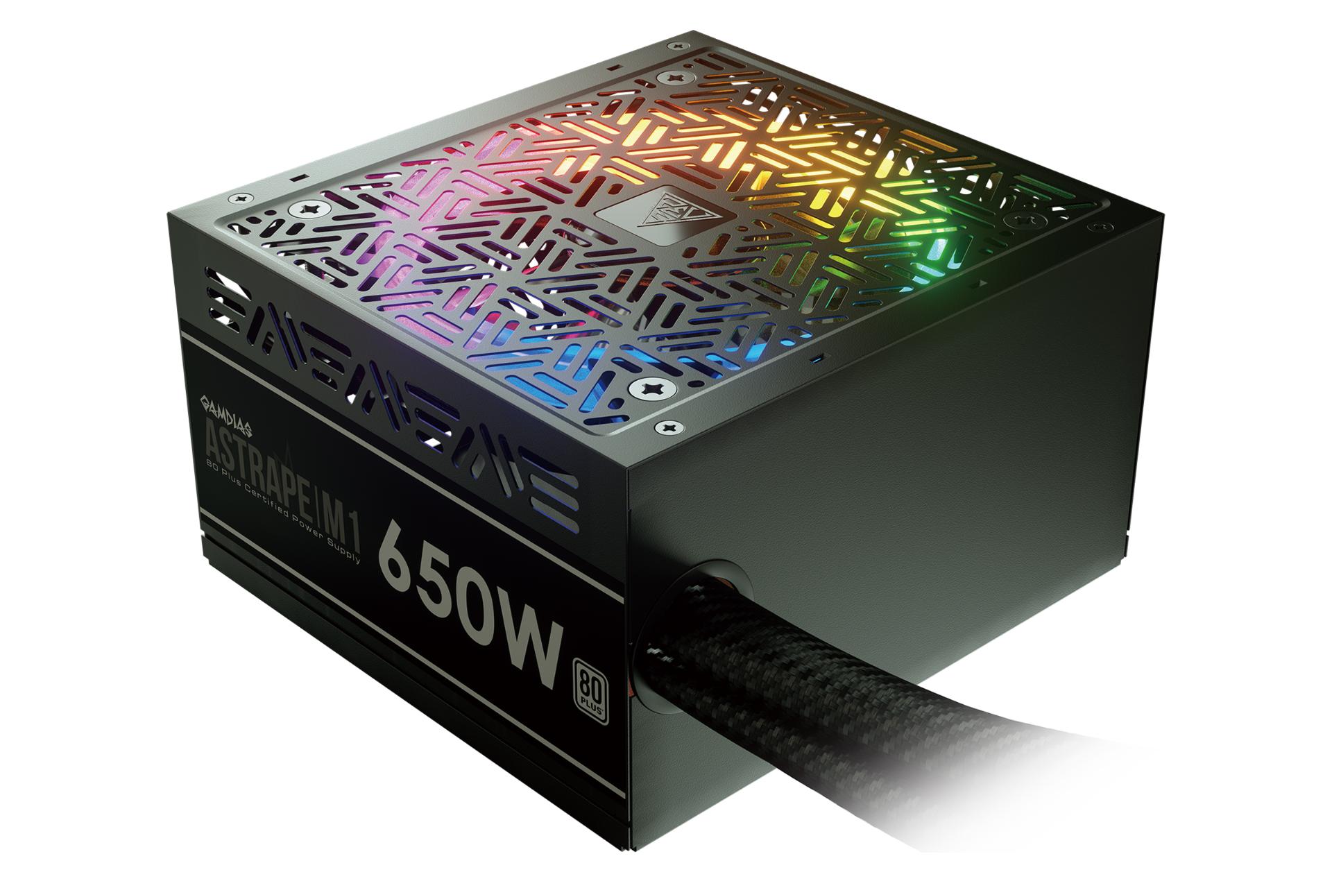 پاور کامپیوتر گیم دیاس ASTRAPE M1-650W با توان 650 وات
