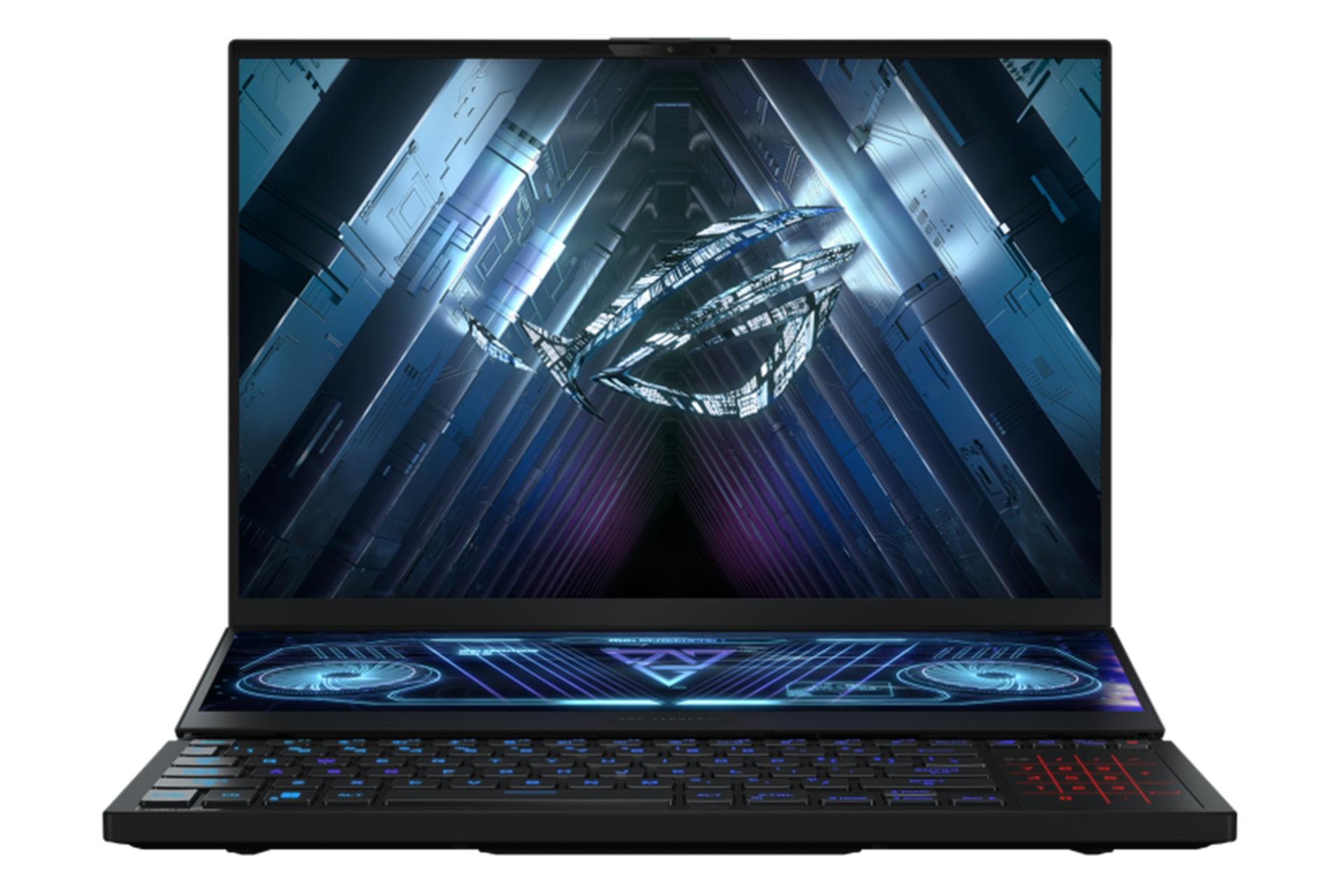 نمای جلو لپ تاپ ایسوس ROG Zephyrus Duo 16 GX650RX