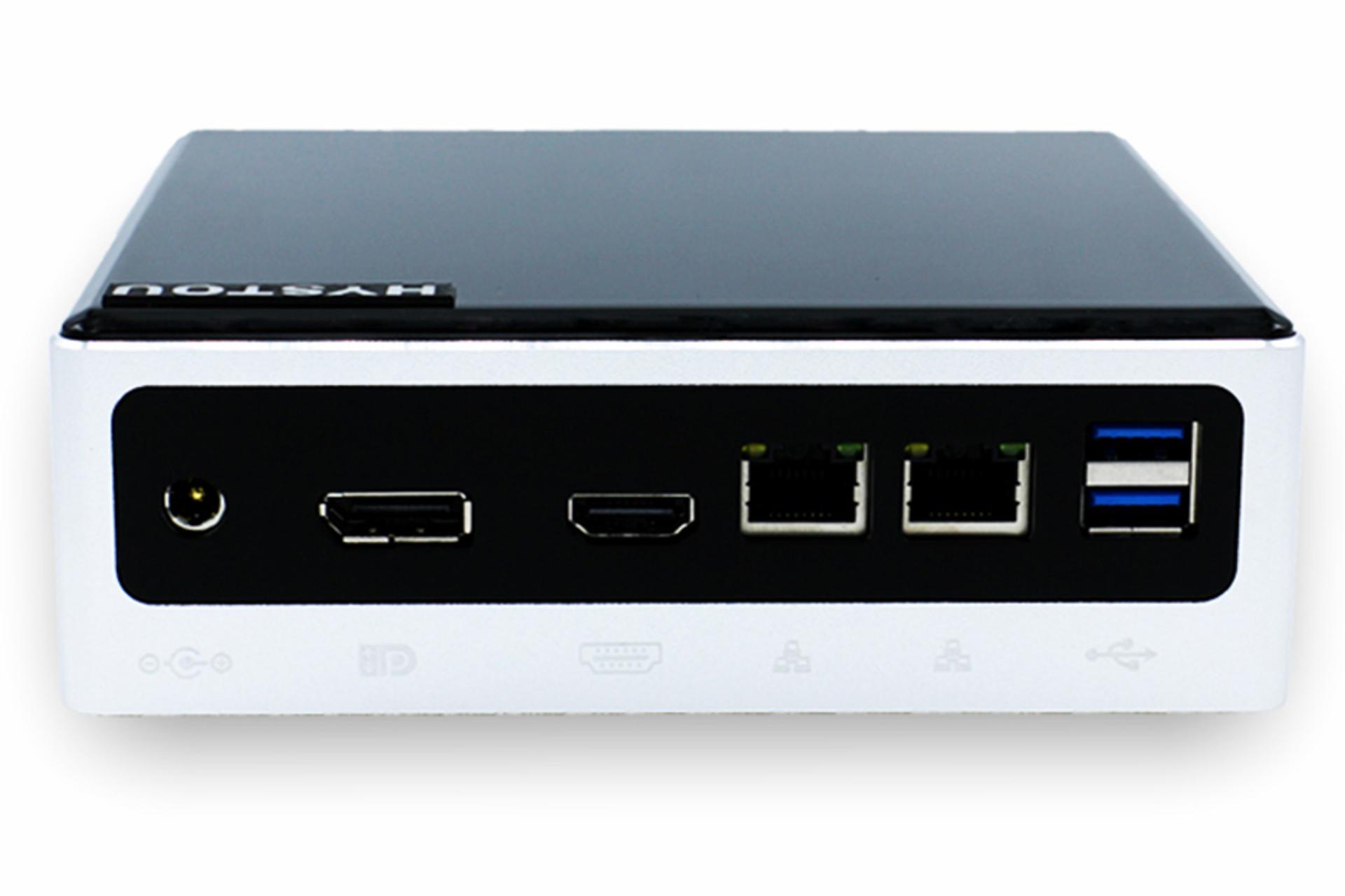 نمای پشت Mini PC هیستو Hystou M3