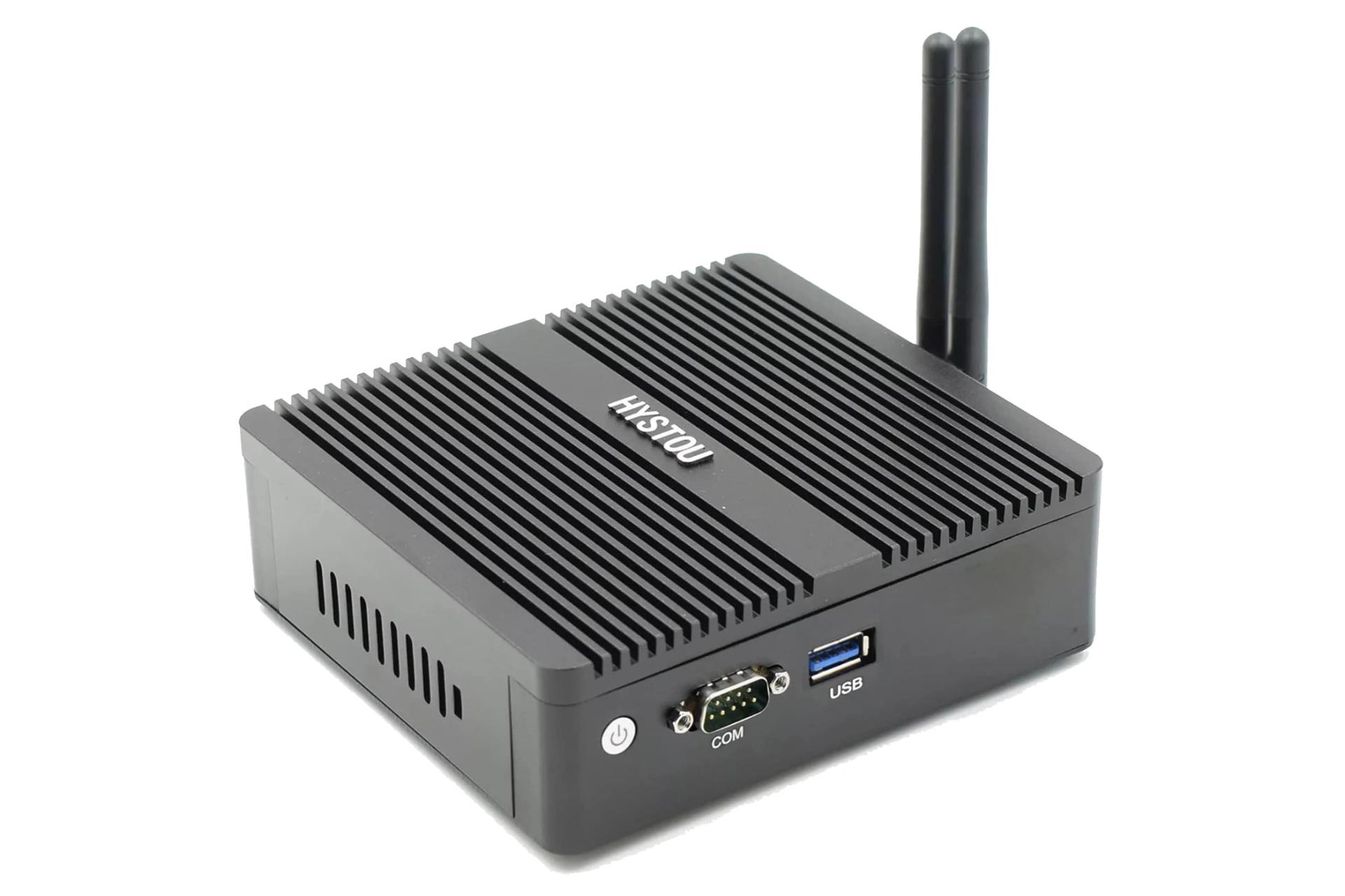 نمای روبرو کامپیوتر کوچک هیستو Hystou Celeron Atom Z3700