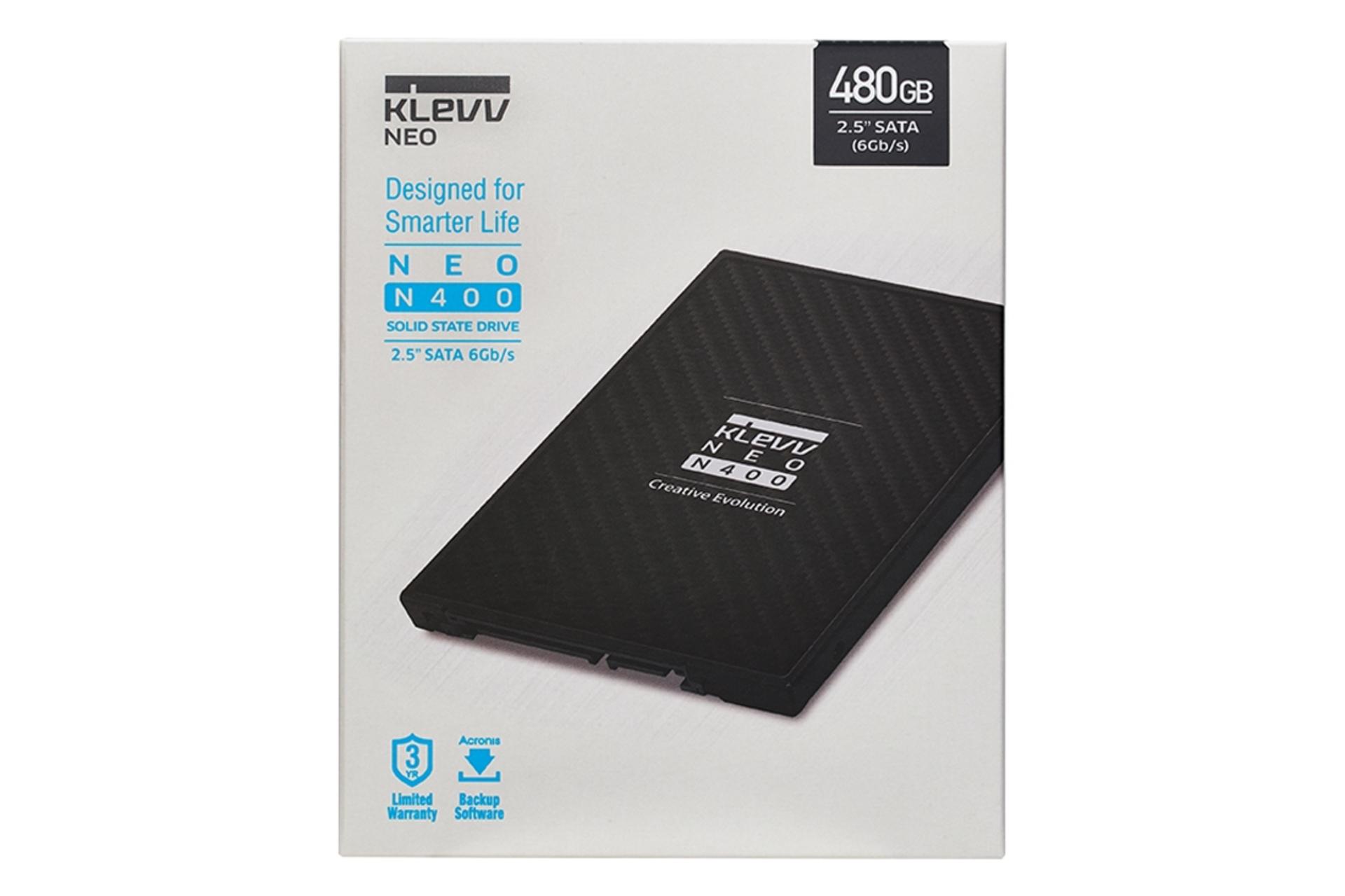 جعبه SSD کلو KLEVV NEO N400 SATA 2.5 Inch 480GB ظرفیت 480 گیگابایت