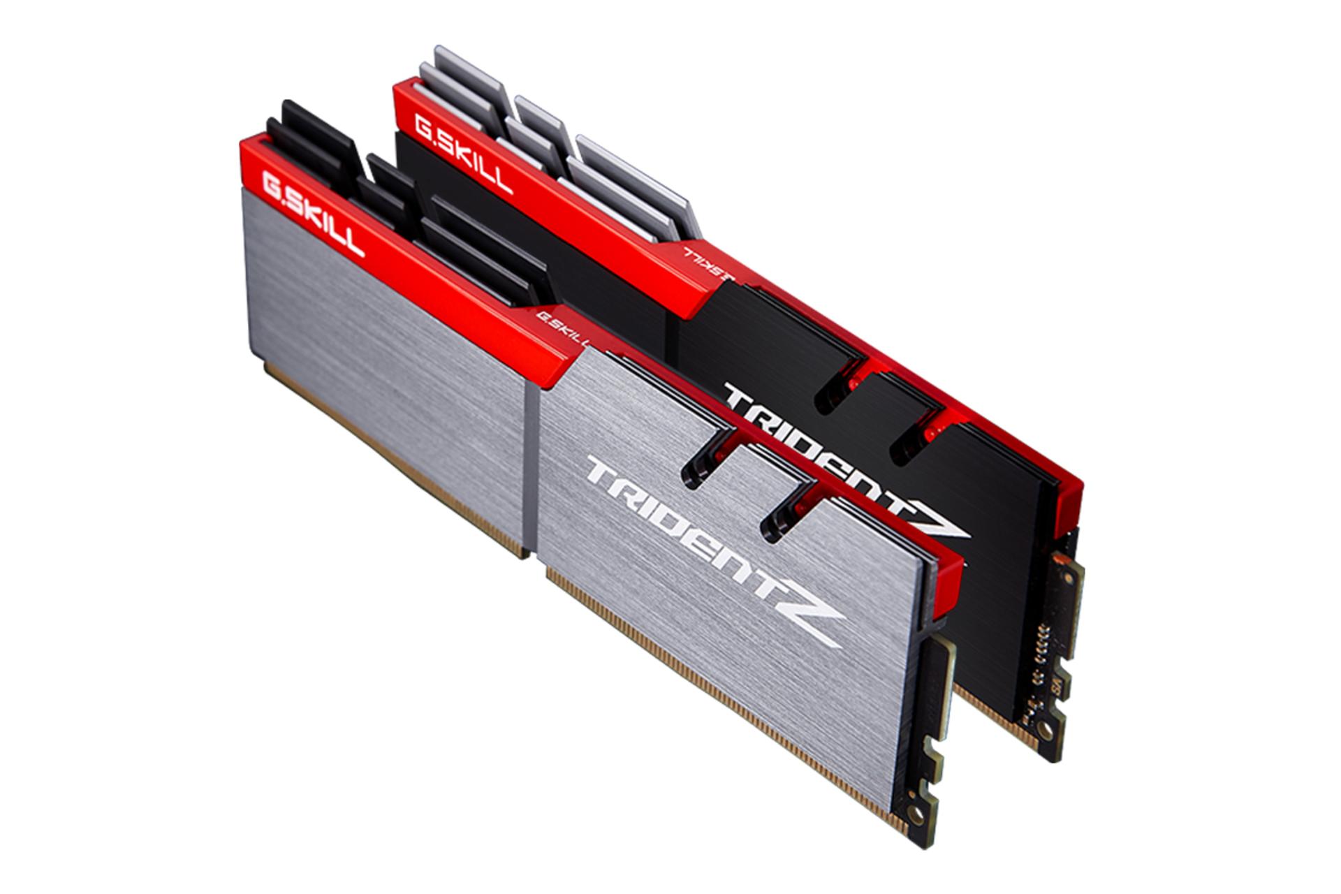 نمای کناری رم جی اسکیل Trident Z ظرفیت 16 گیگابایت (2x8) از نوع DDR4-3000