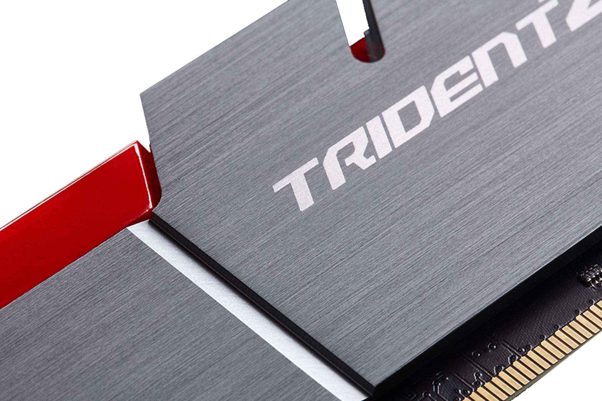 نمای نزدیک رم جی اسکیل Trident Z ظرفیت 16 گیگابایت (2x8) از نوع DDR4-3000