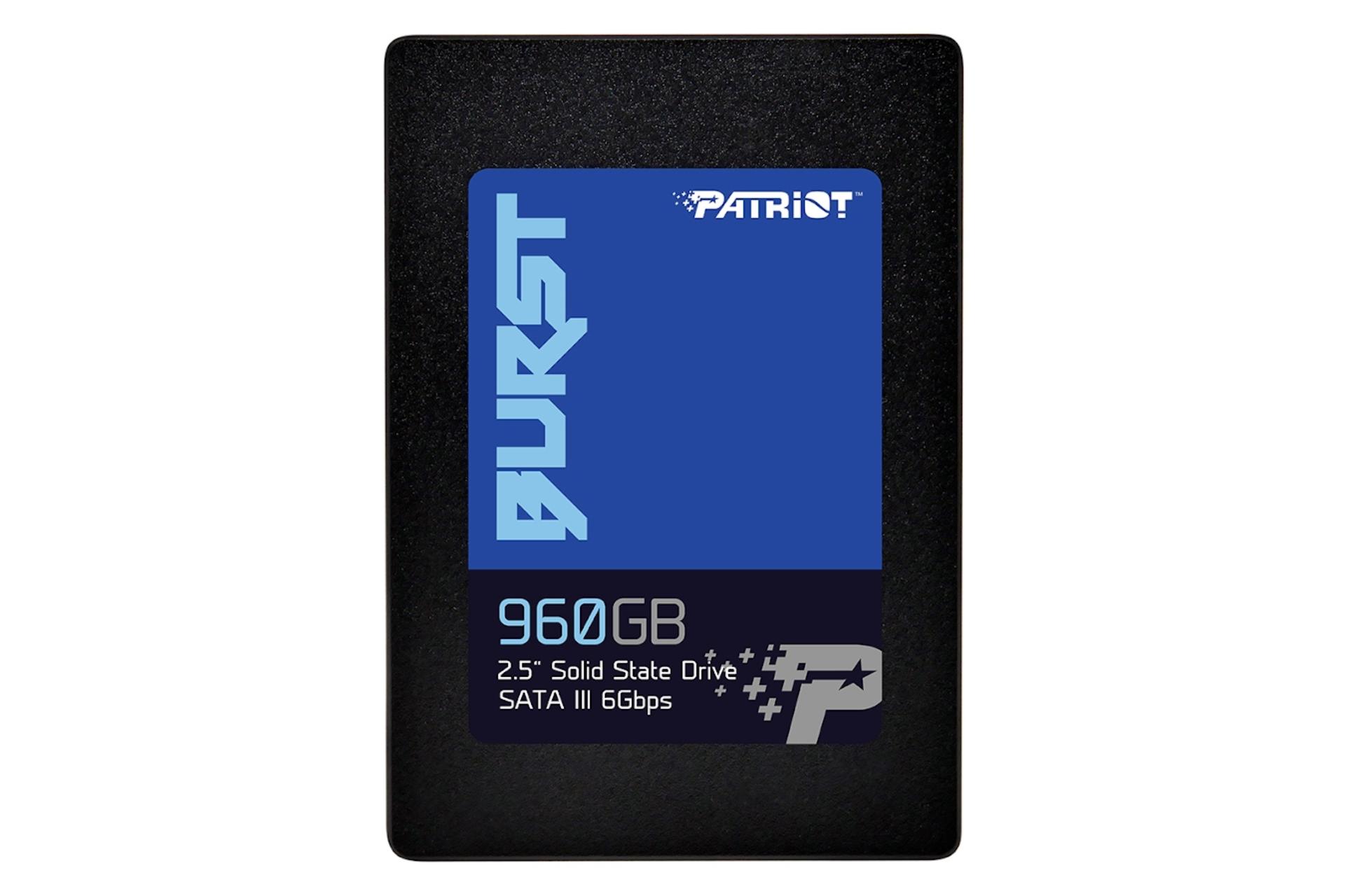 مرجع متخصصين ايران SSD پتريوت Patriot Burst SATA 2.5 Inch 960GB ظرفيت 960 گيگابايت