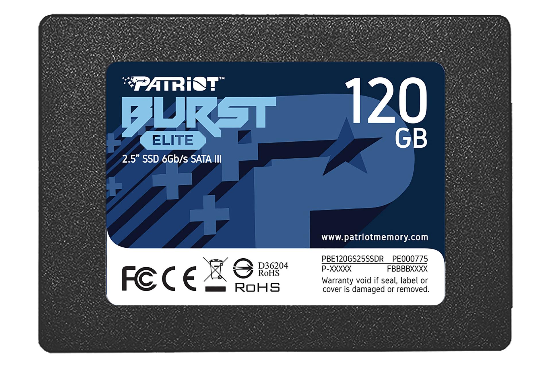 SSD پاتریوت Burst Elite SATA 2.5 Inch ظرفیت 120 گیگابایت
