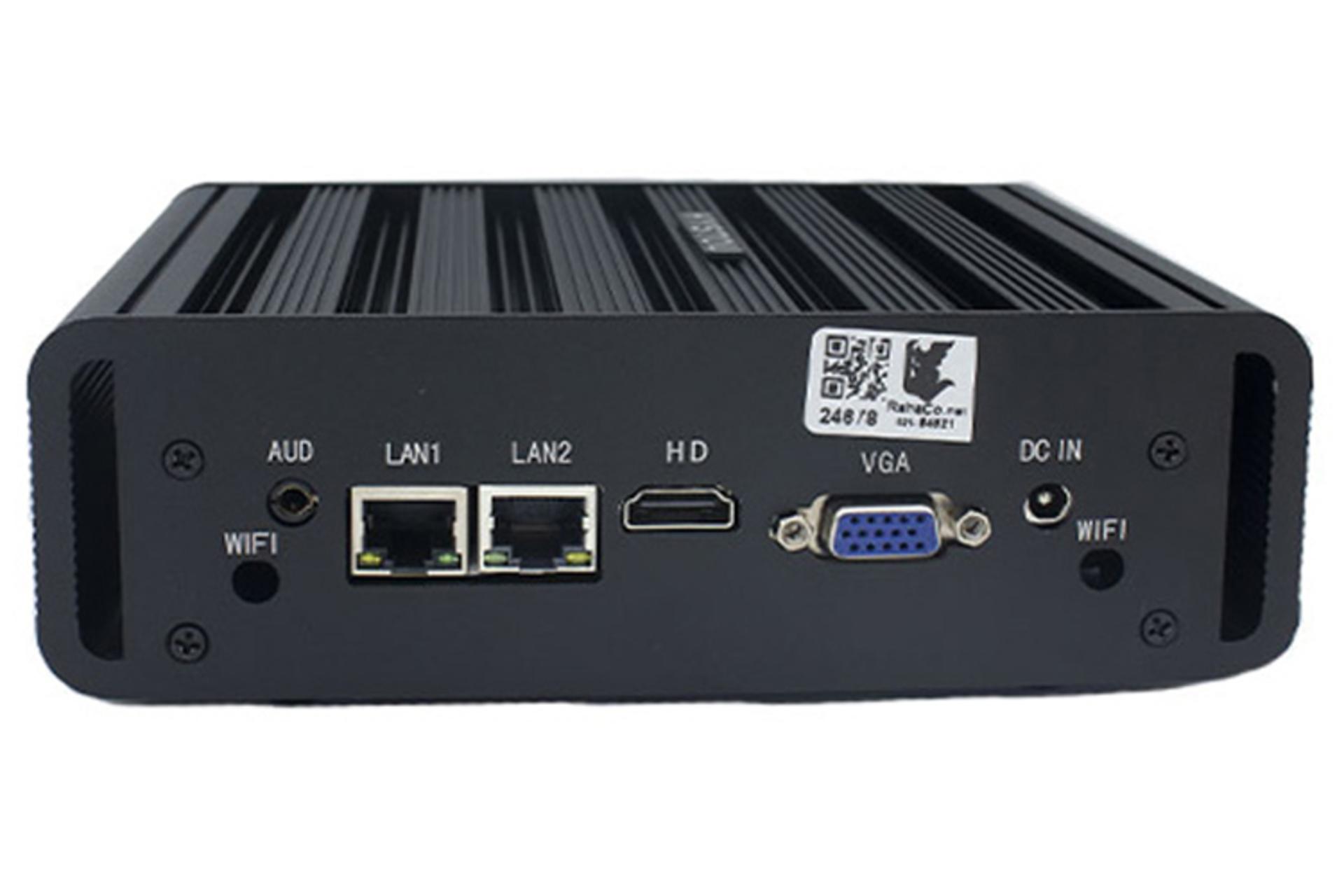 نمای روبرو Mini PC هیستو Hystou TC-i3-84128 Core i3-4030Y HD