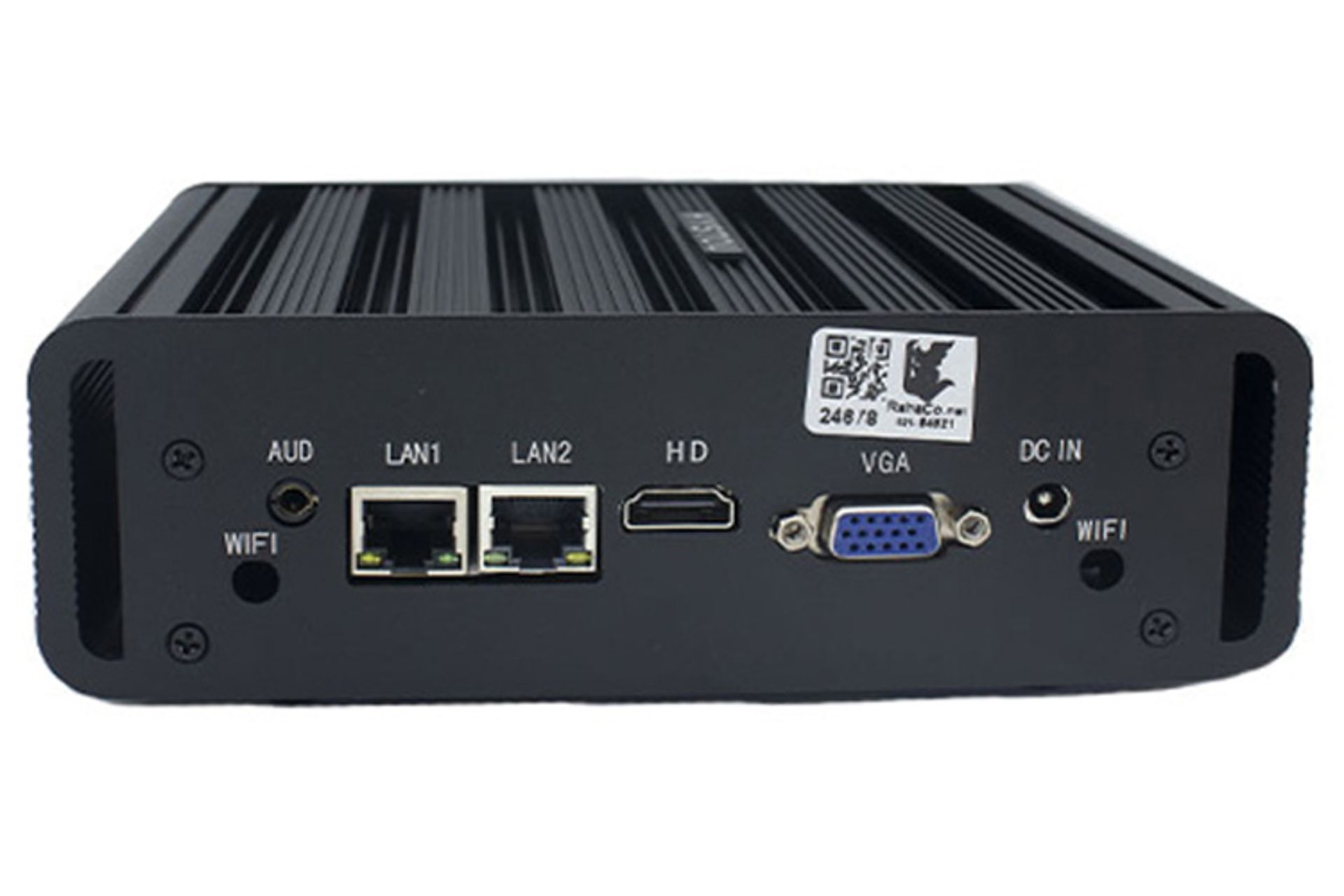 نمای روبرو Mini PC هیستو Hystou TC-i3-84128 Core i3-4030Y HD