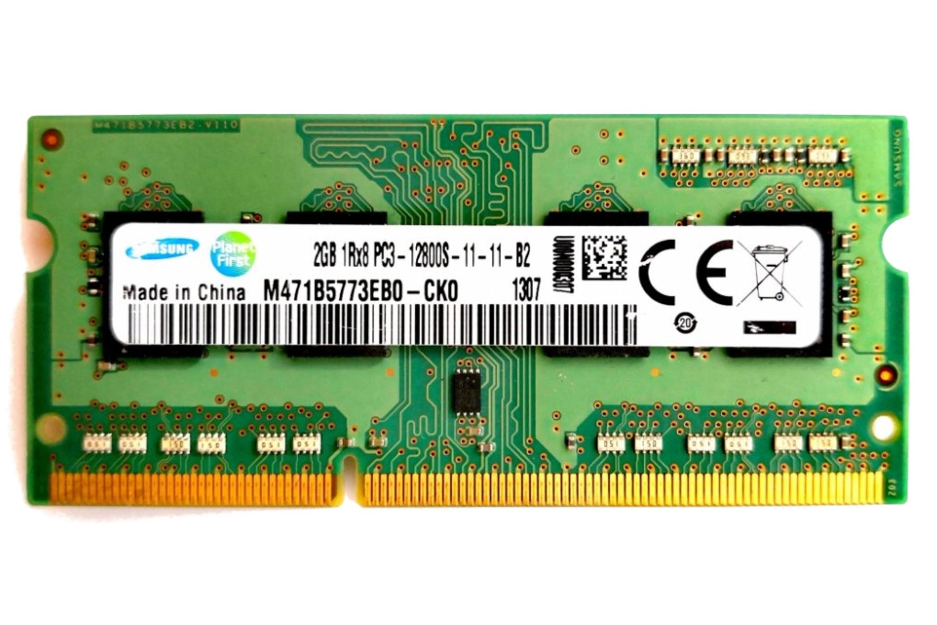 حافظه رم سامسونگ M471B5773EB0-CK0 ظرفیت 2 گیگابایت / Samsung M471B5773EB0-CK0 2GB DDR3-1600 CL11