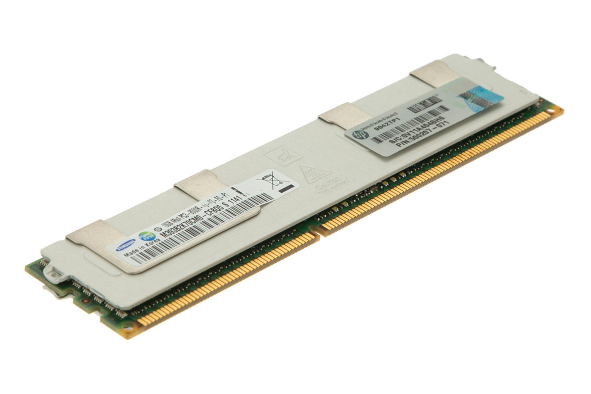 رم سامسونگ M393B2K70CM0-CF8Q5 ظرفیت 16 گیگابایت از نوع DDR3-1066