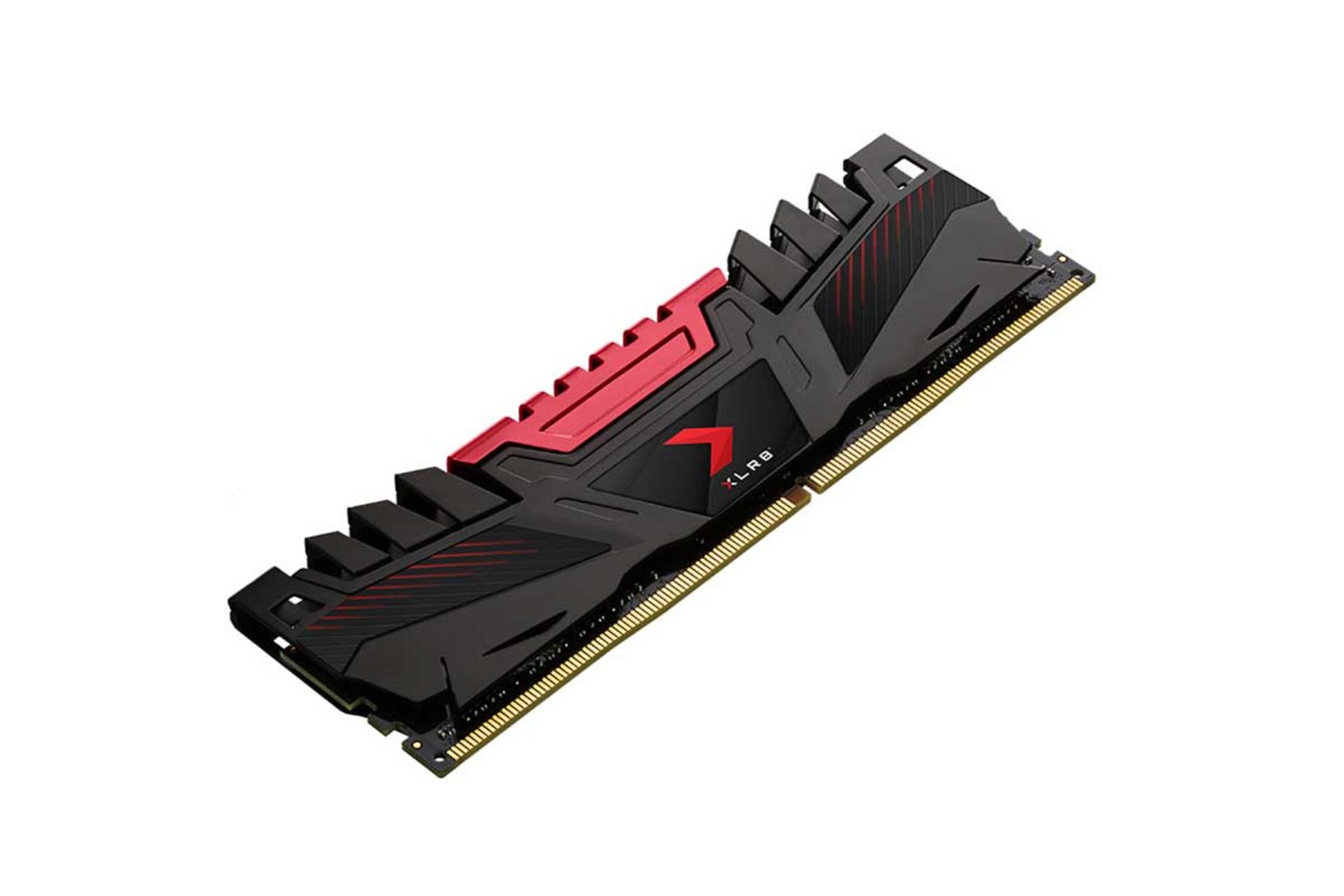 نمای بالا رم پی ان وای XLR8 ظرفیت 8 گیگابایت از نوع DDR4-2666