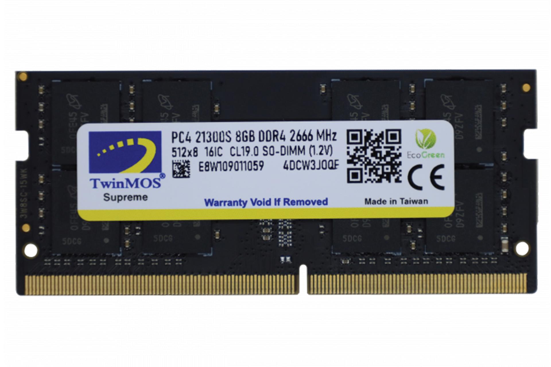 رم توین موس MDD44GB2666N ظرفیت 4 گیگابایت از نوع DDR4-2666