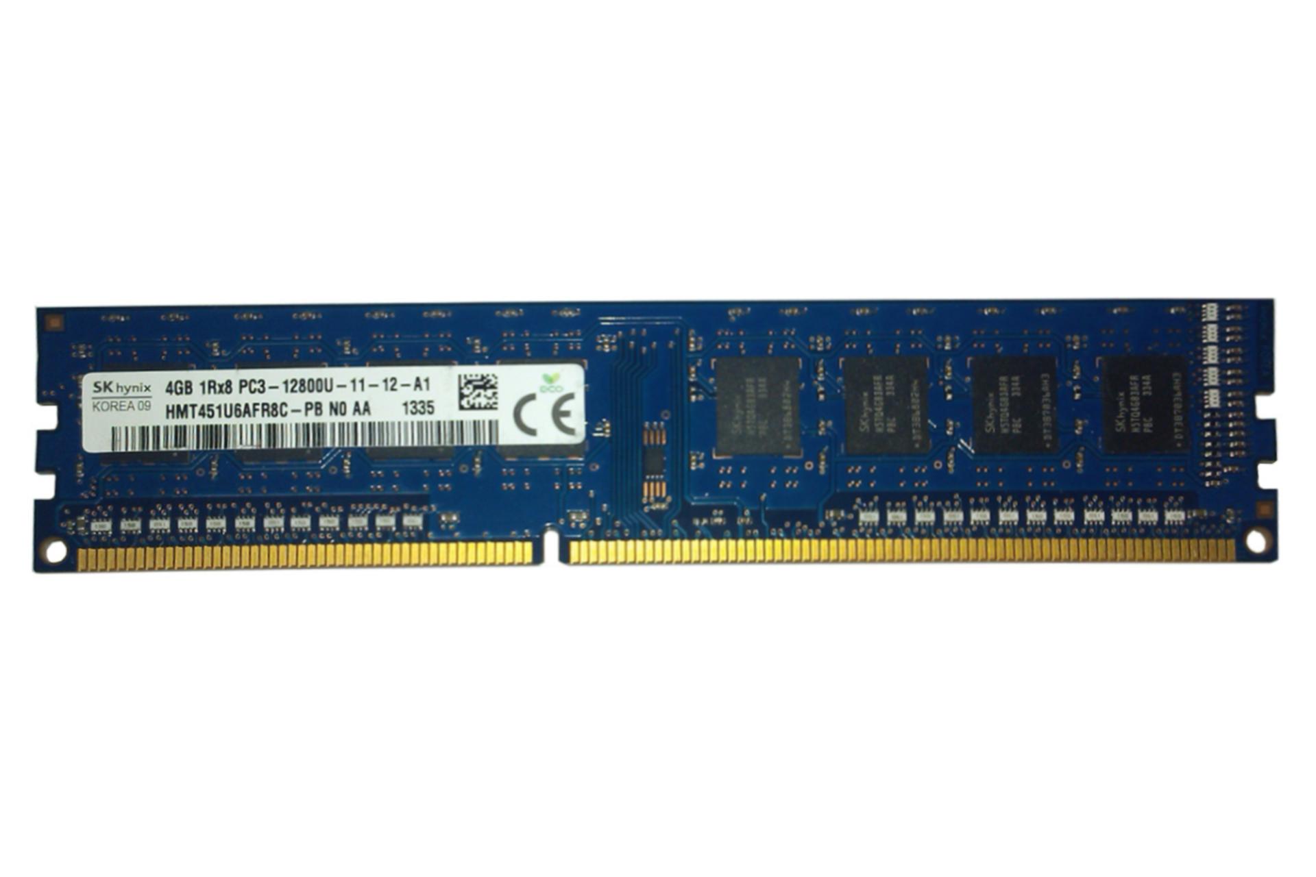رم اس کی هاینیکس HMT451U6AFR8C-PB ظرفیت 4 گیگابایت از نوع DDR3-1600