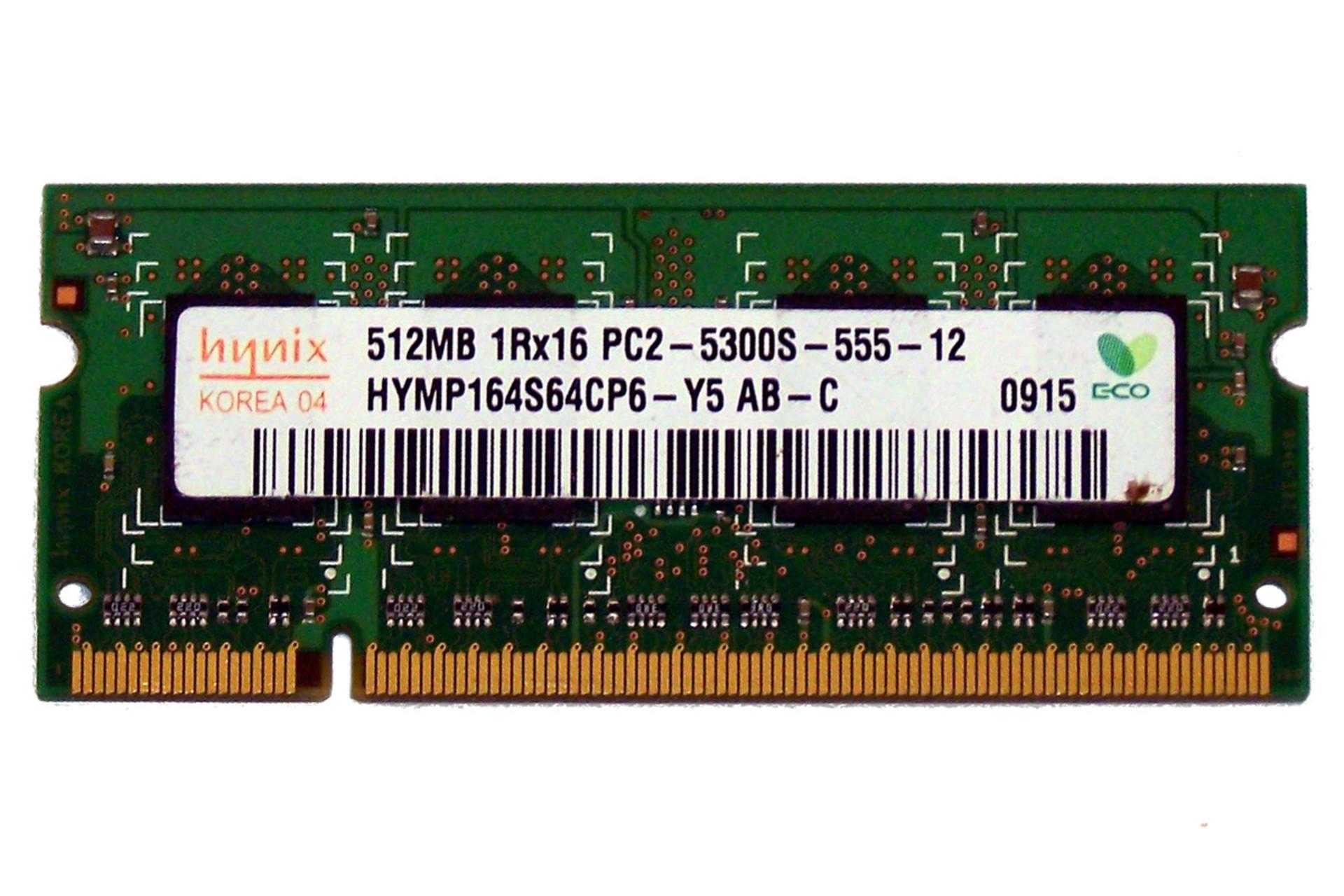 رم اس کی هاینیکس HYMP164S64CP6-Y5 ظرفیت 512 مگابایت از نوع DDR2-667