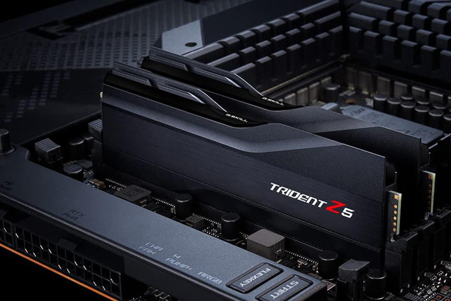 G.SKILL Trident Z5 RGB ظرفیت 32 گیگابایت (2x16) از نوع DDR5-5600 نمای جانبی4