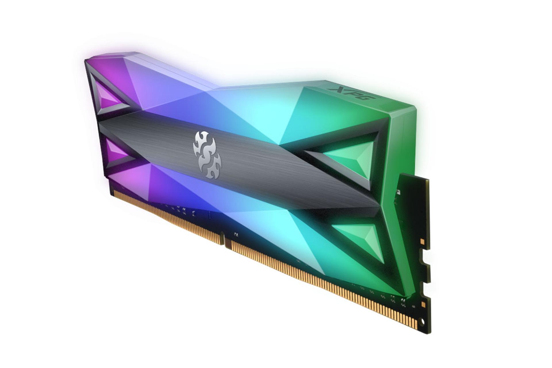 ای دیتا XPG SPECTRIX D60G ظرفیت 16 گیگابایت (2x8) از نوع DDR4-3200 نمای پهلو2