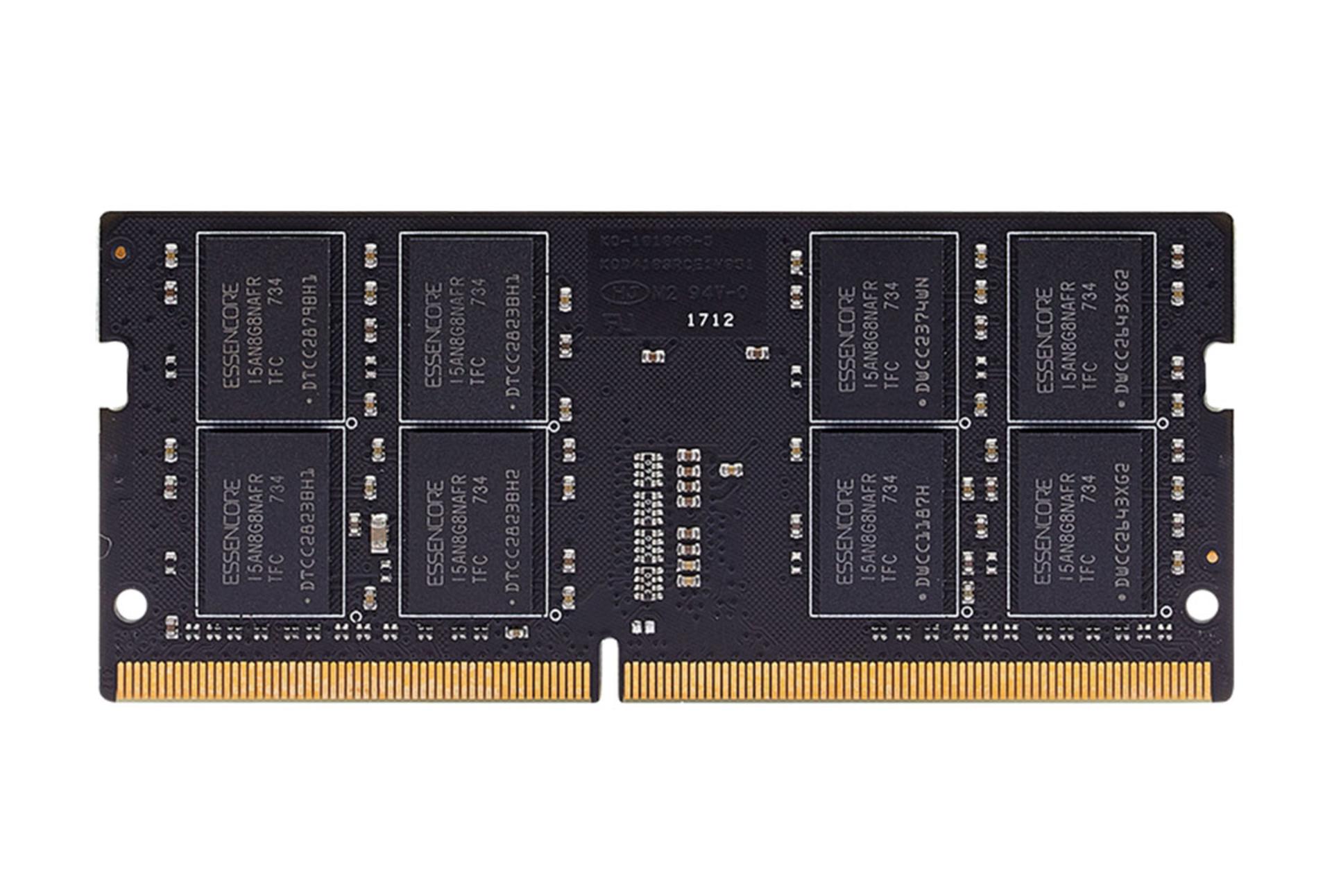 klevv SO-DIMM Standard ظرفیت 16 گیگابایت از نوع DDR4-3200نمای پشت