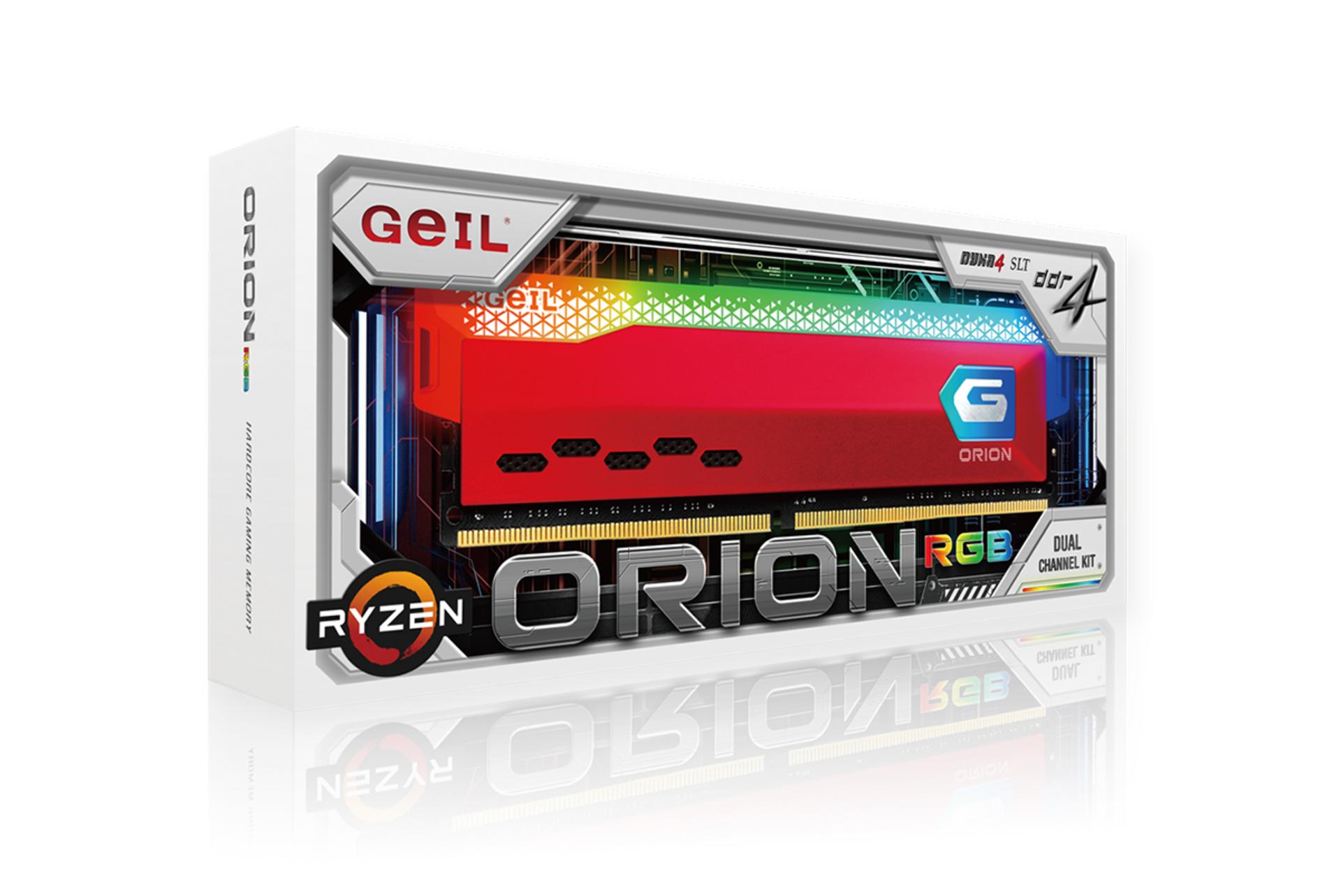 جعبه رم گیل ORION RGB AMD ظرفیت 32 گیگابایت (2x16) از نوع DDR4-3200