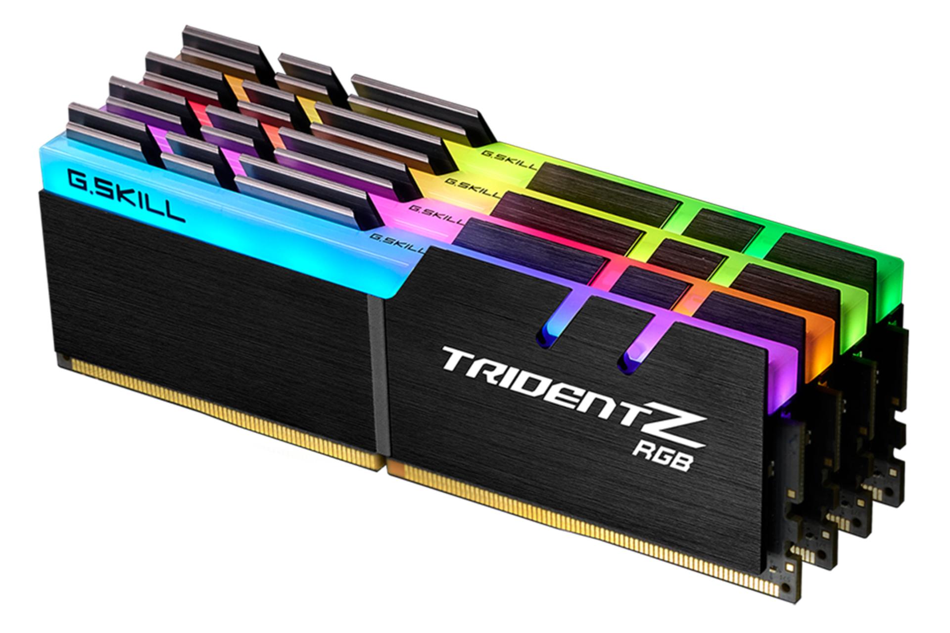 رم جی اسکیل Trident Z RGB ظرفیت 128 گیگابایت (4x32) از نوع DDR4-3600