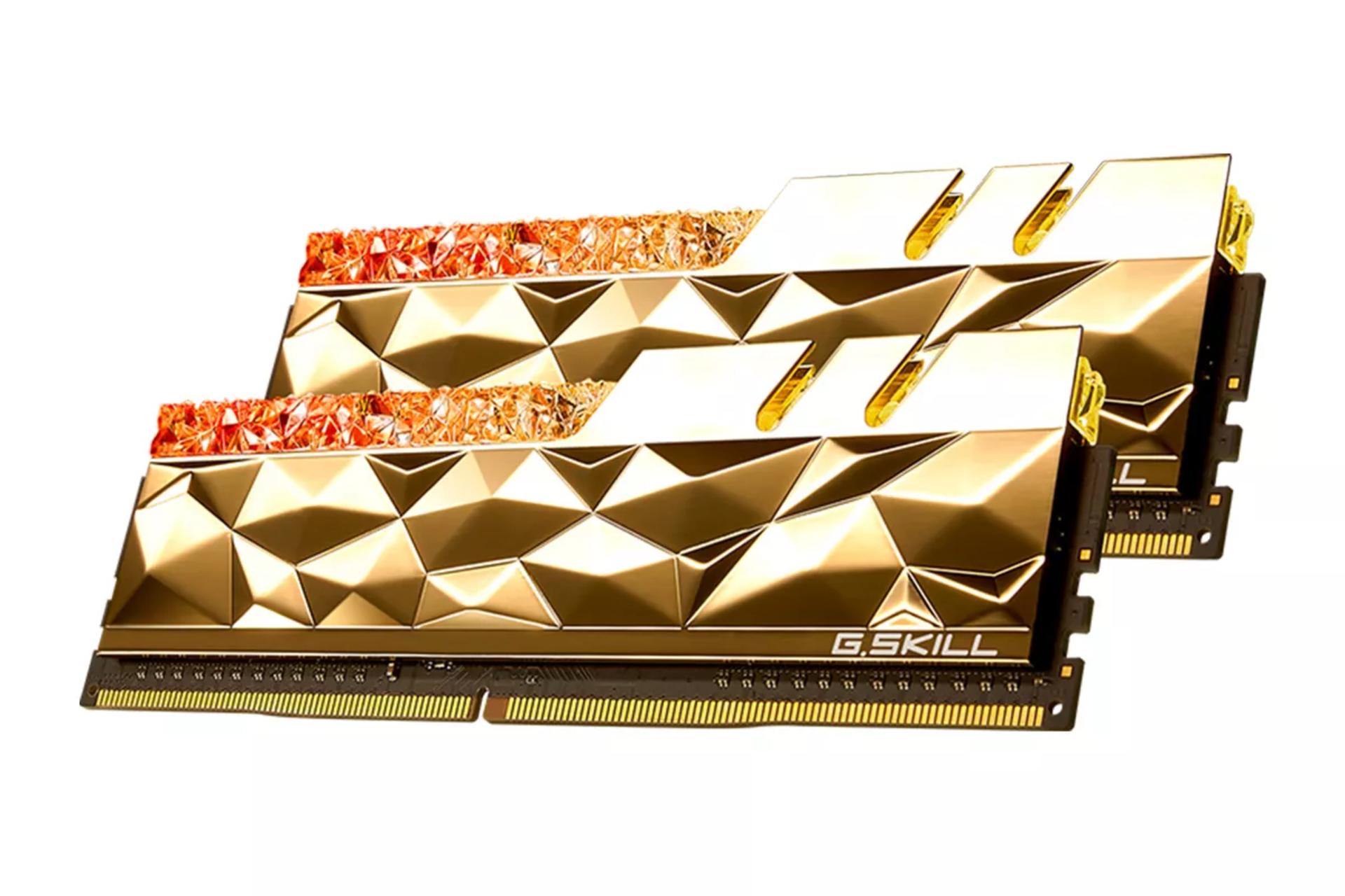 نمای کنار رم جی اسکیل Trident Z Royal Elite ظرفیت 32 گیگابایت (2x16) از نوع DDR4-4800