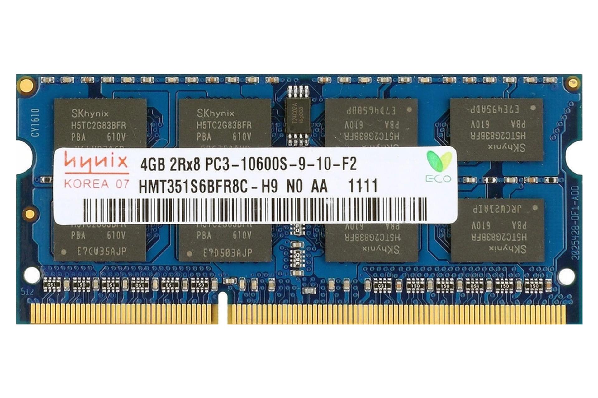 رم اس کی هاینیکس HMT351S6BFR8C-H9 ظرفیت 4 گیگابایت از نوع DDR3-1333