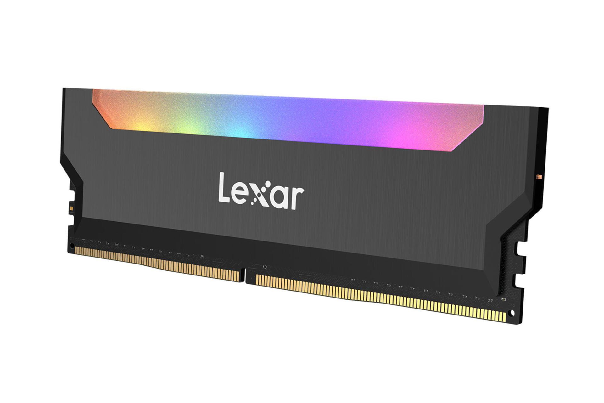 نمای کنار رم لکسار Hades RGB ظرفیت 8 گیگابایت از نوع DDR4-3200