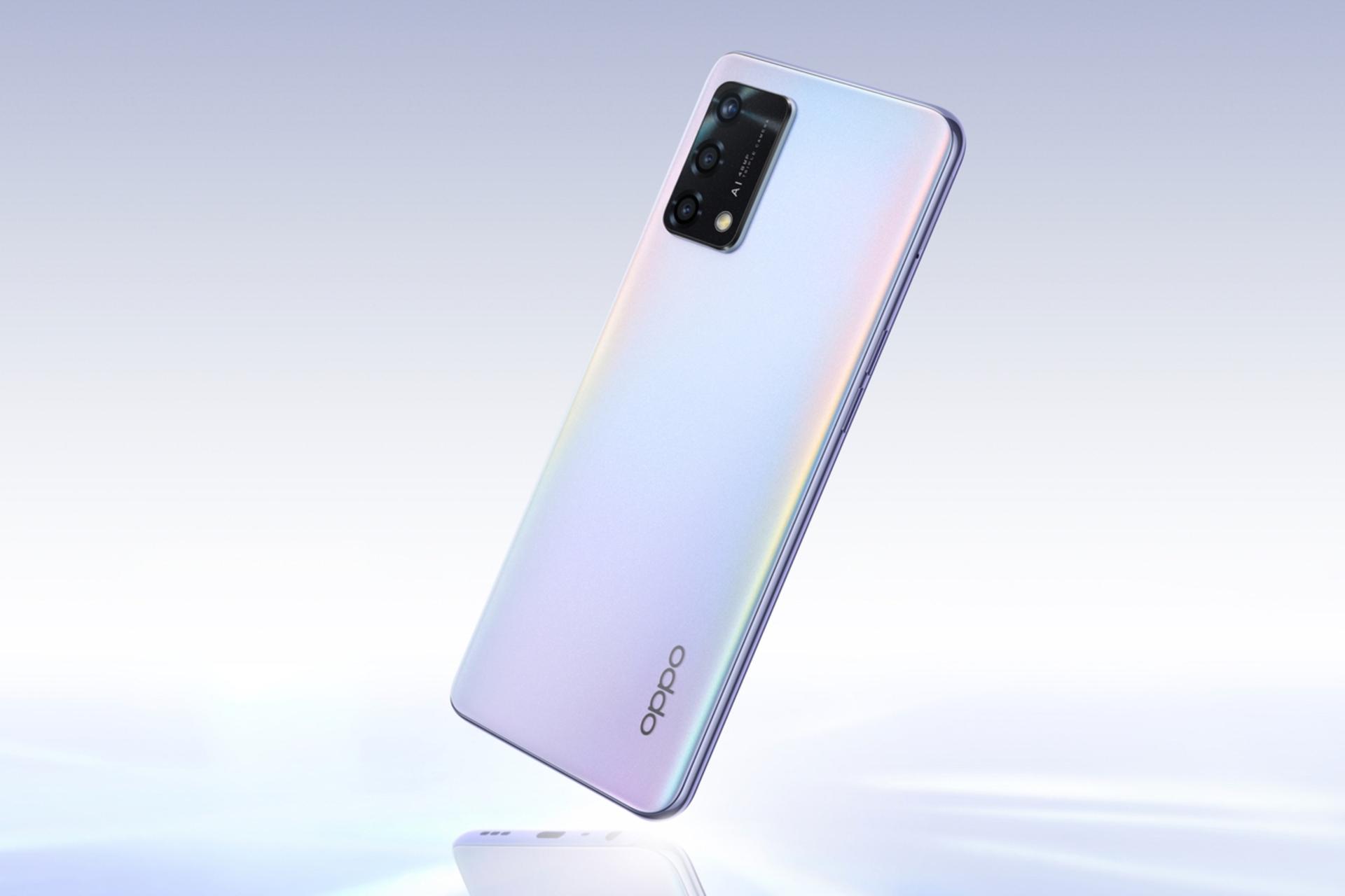 پنل پشت گوشی موبایل Reno6 لایت اوپو / Oppo Reno6 Lite نقره ای